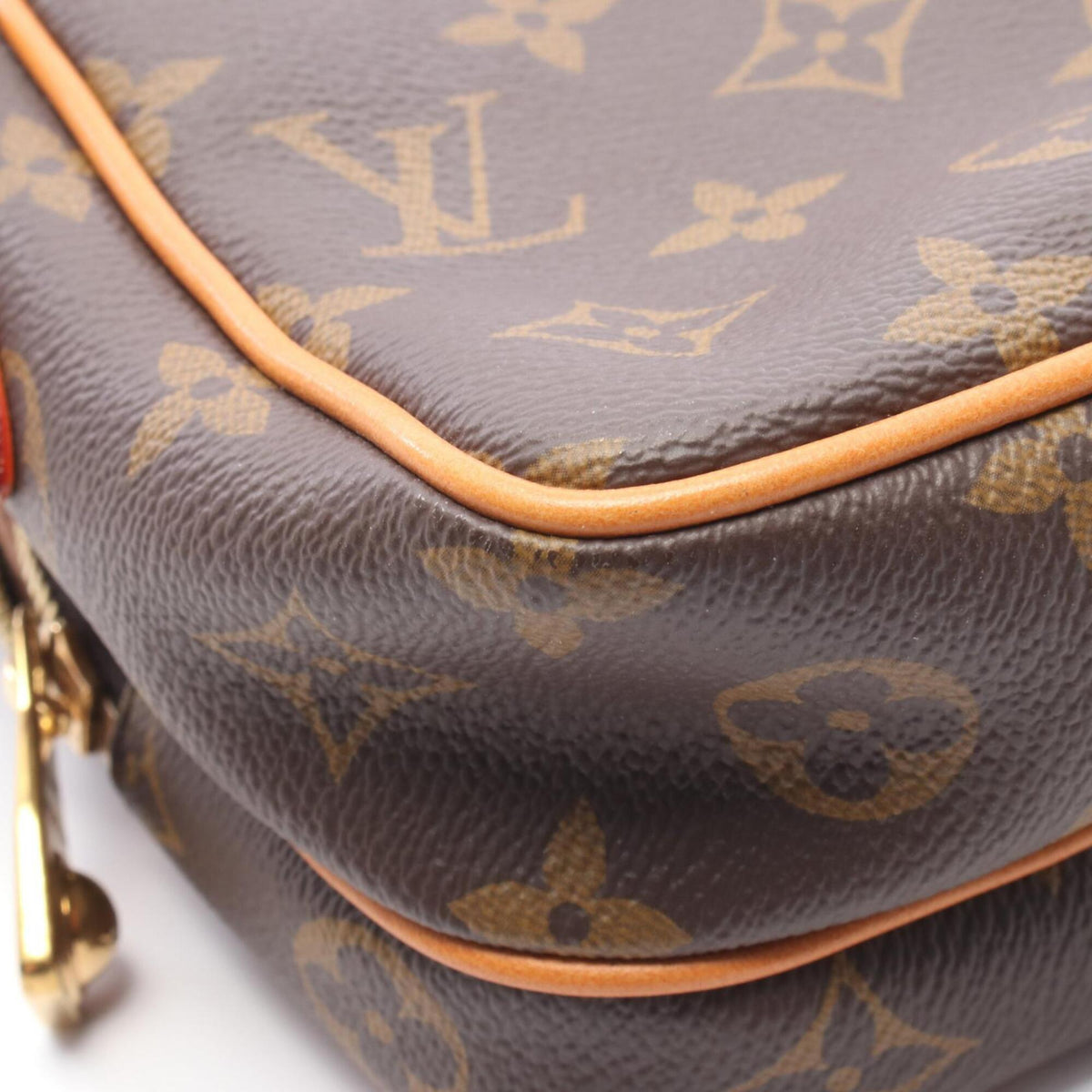 Louis Vuitton Brown Pvc Leather Handbag Shoulder Bag (Pre-Owned)