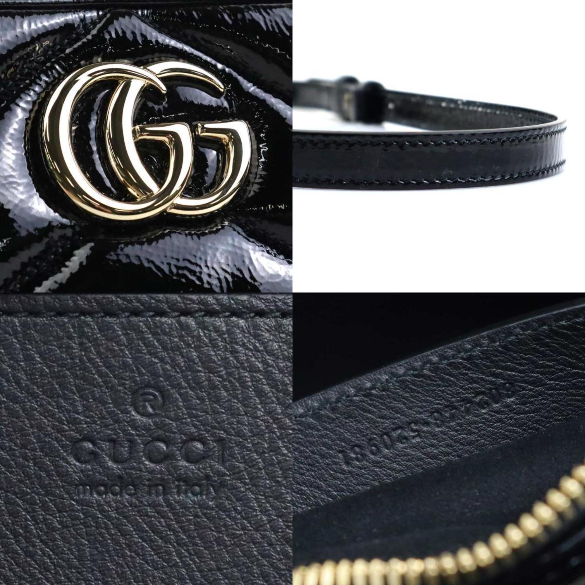 Gucci Black Patent Leather Shoulder Bag (Pre-Owned)