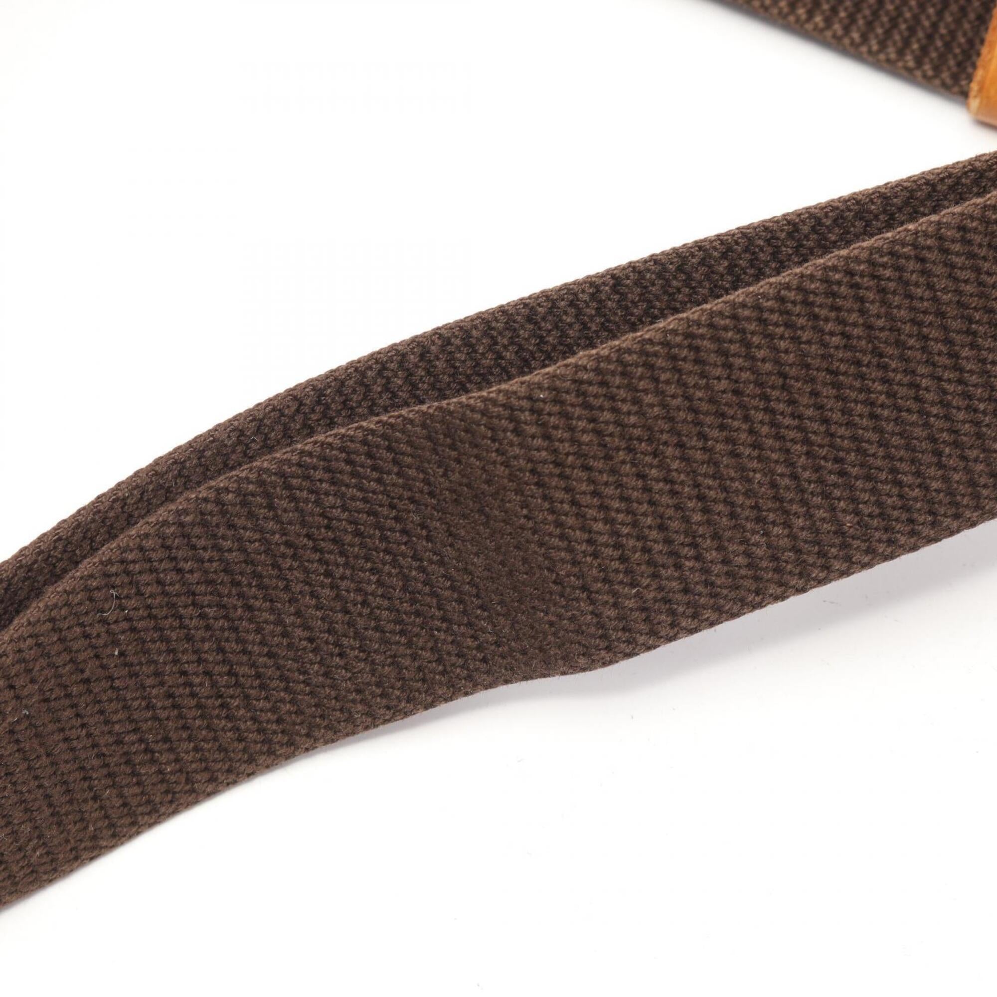 Louis Vuitton Brown Coated Canvas Leather Fanny Pack Handbag (Pre-Owned)