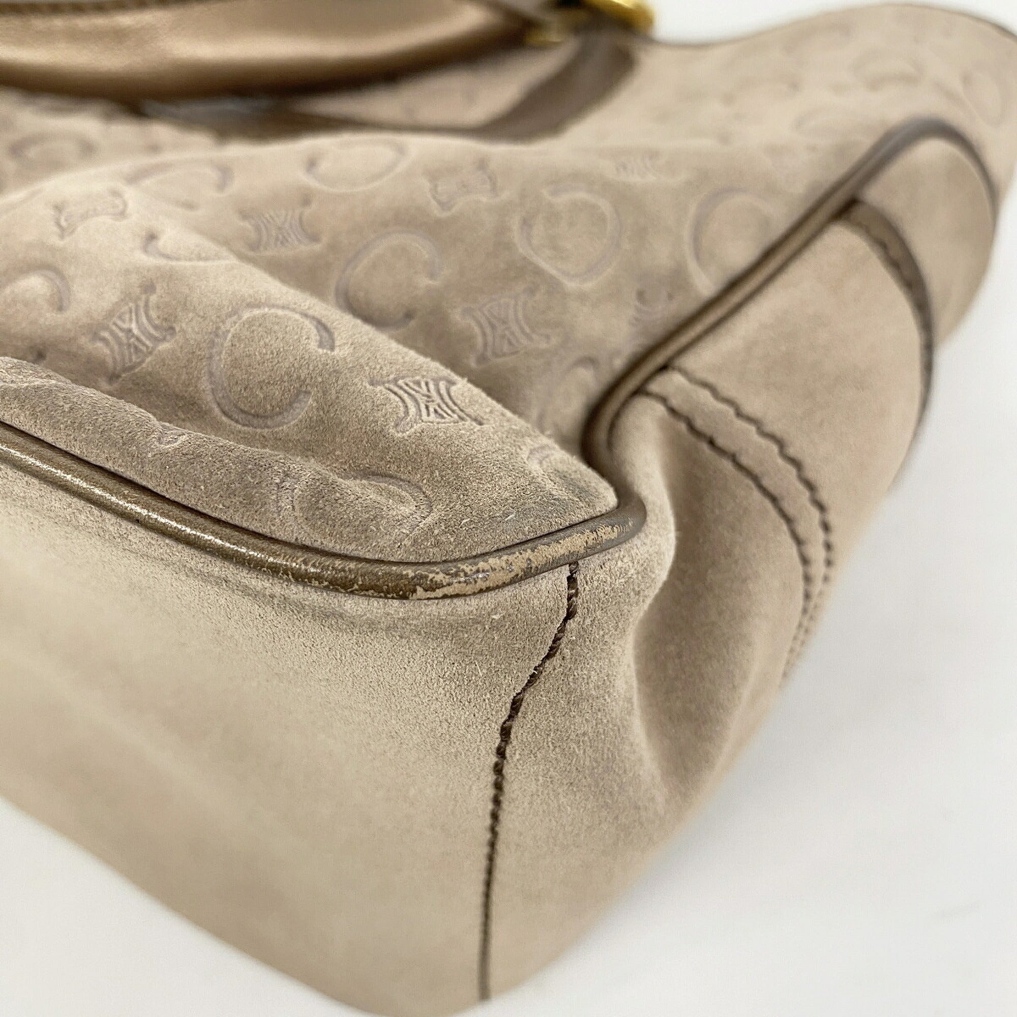 Celine Brown Suede Handbag (Pre-Owned)