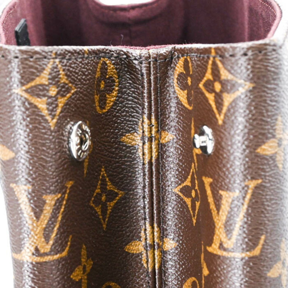 Louis Vuitton Black Brown Monogram Monogram Leather Backpack (Pre-Owned)