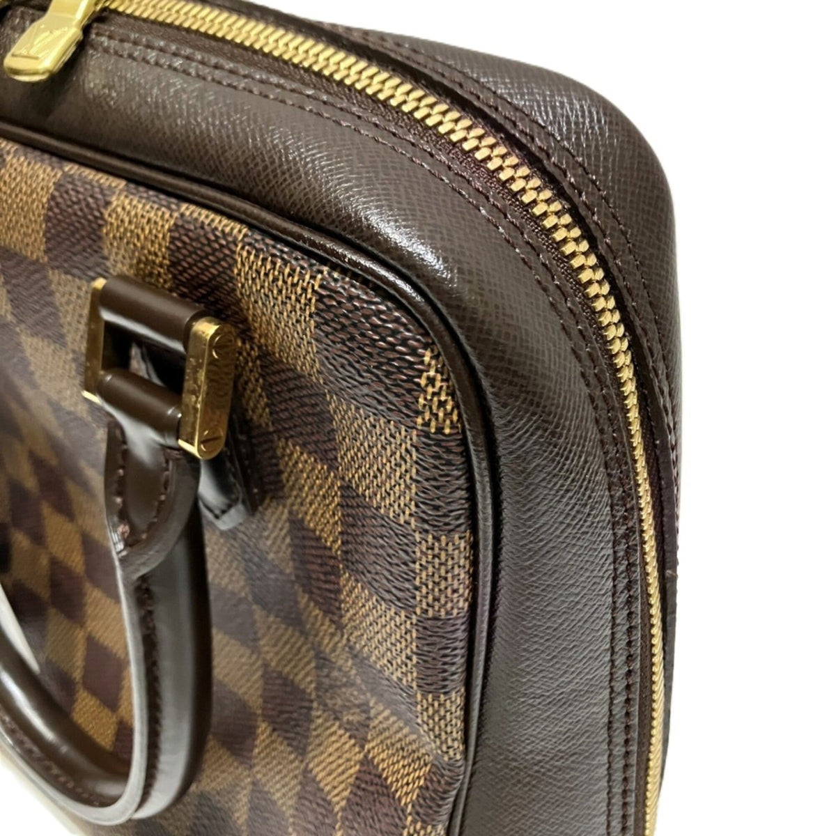 Louis Vuitton Damier Brown Damier Canvas Handbag (Pre-Owned)