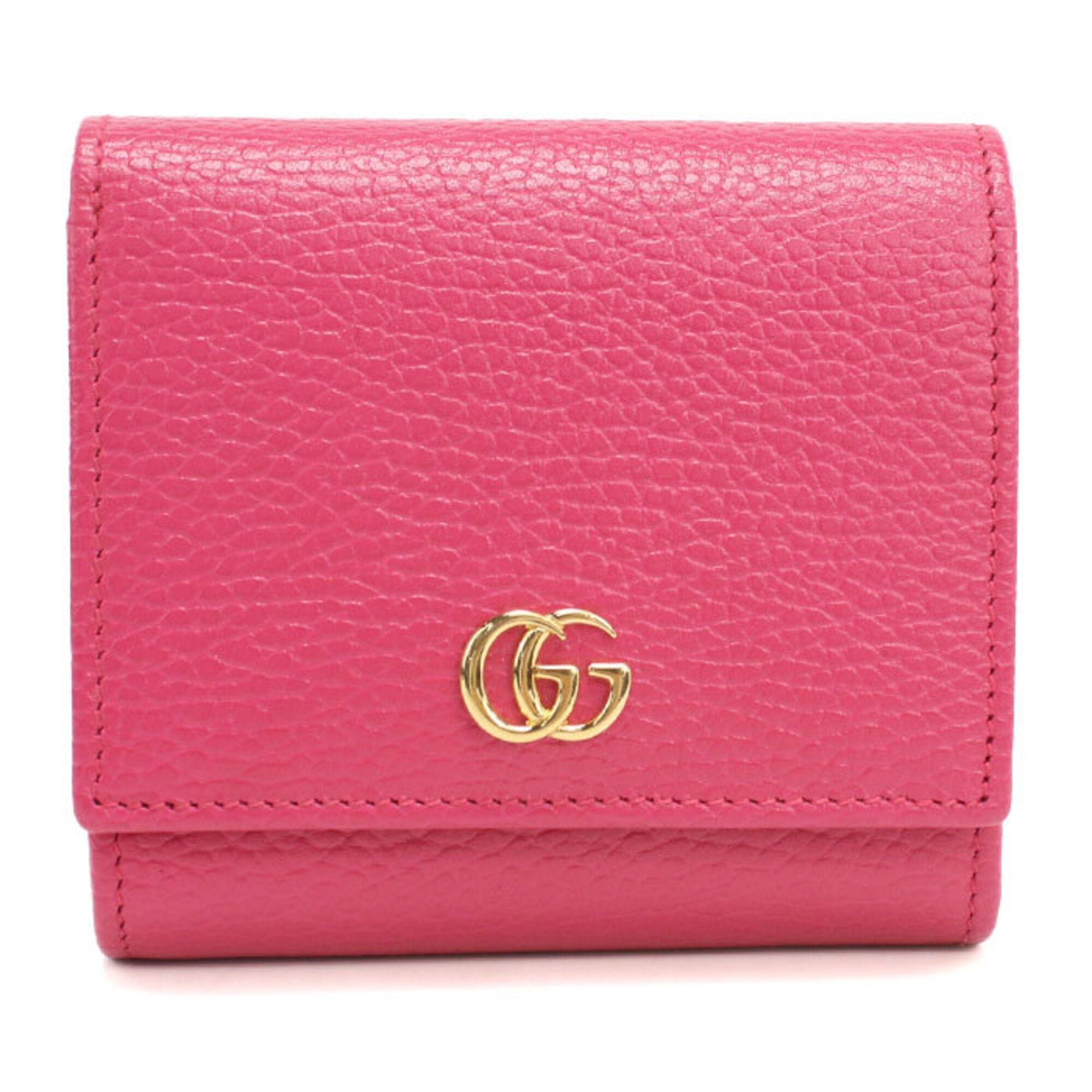 Gucci Pink Leather Wallet (Bi-Fold) (Pre-Owned)