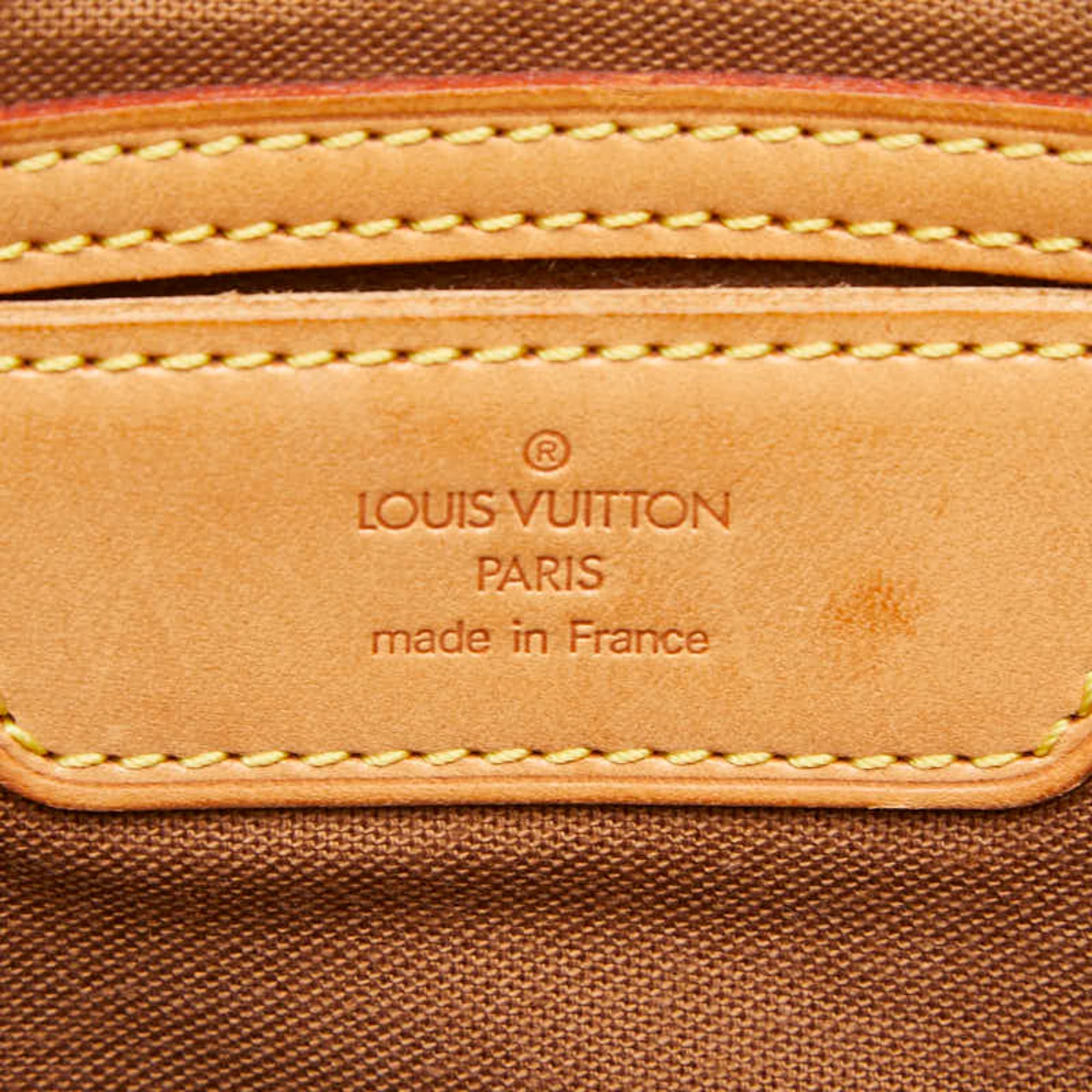 Louis Vuitton Brown Pvc Leather Boston Bag Shoulder Bag (Pre-Owned)