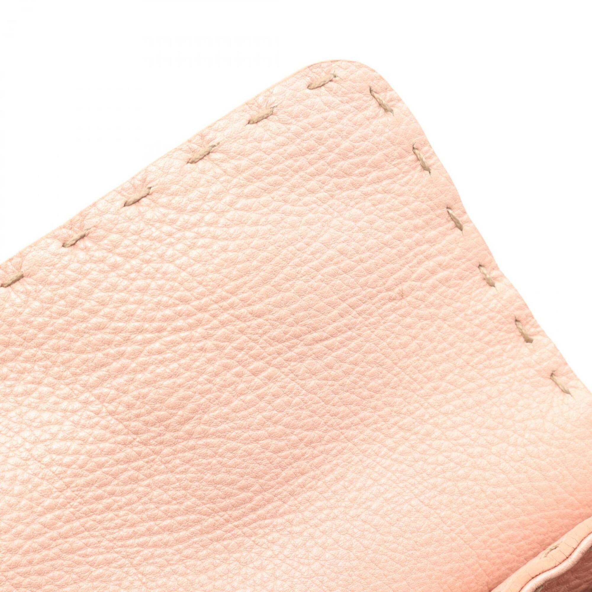 Fendi Pink Leather Handbag (Pre-Owned)