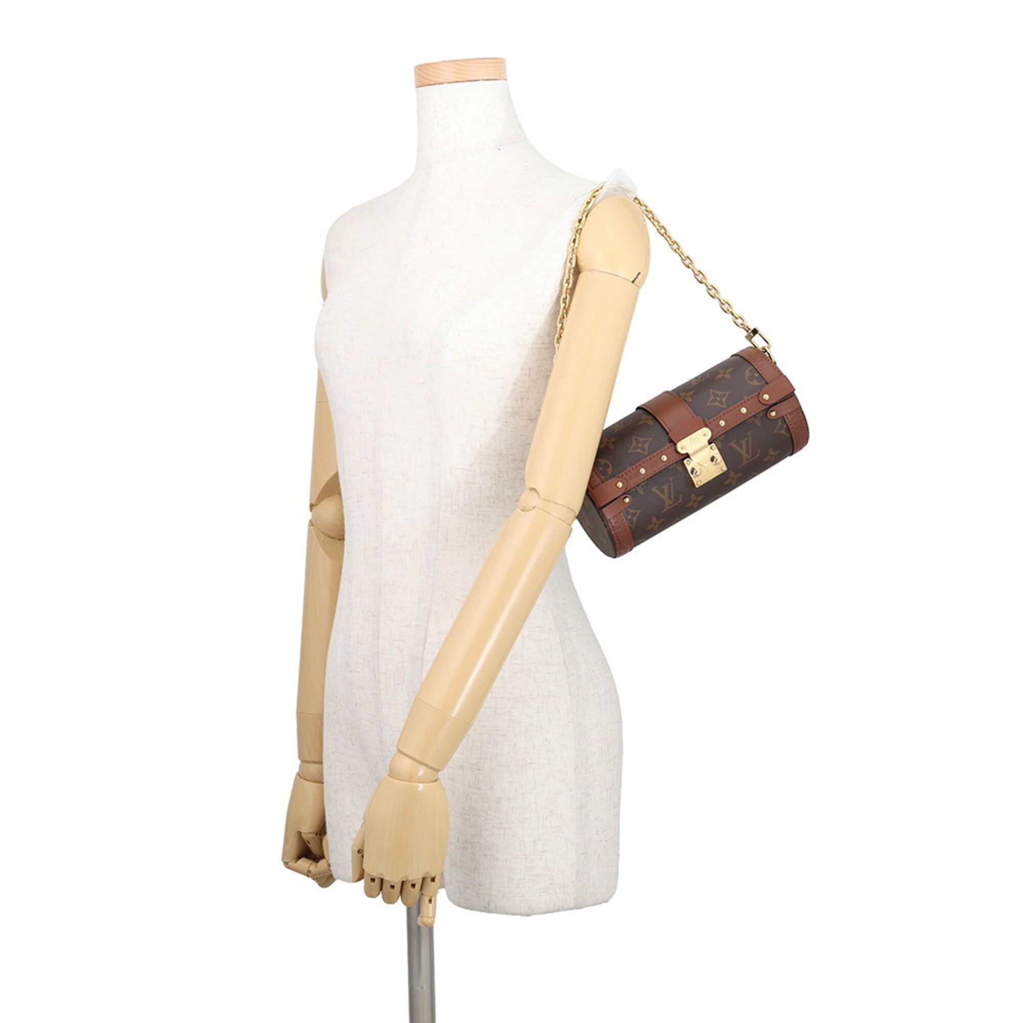 Louis Vuitton Brown Monogram Shoulder Bag (Pre-Owned)
