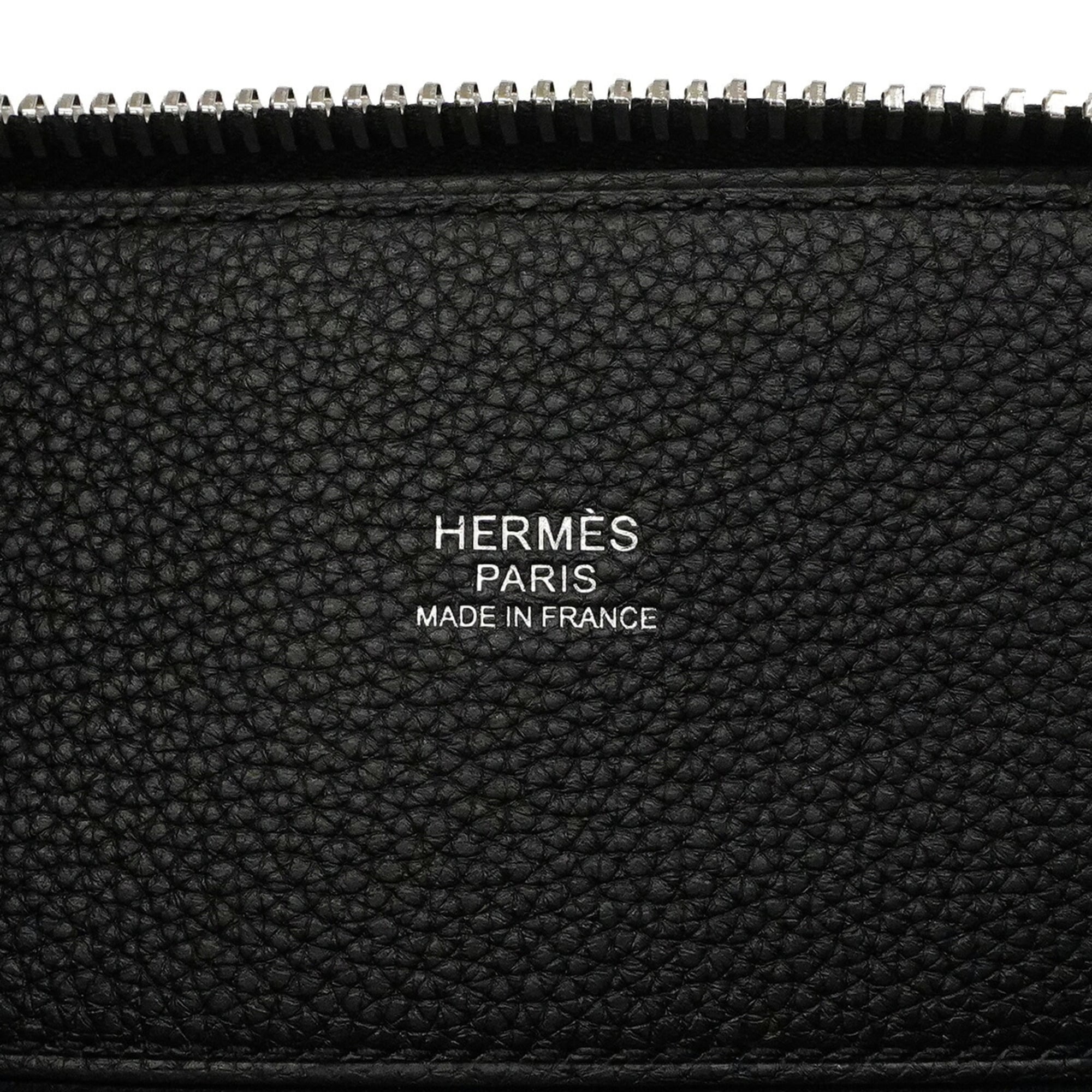 Hermes Black Togo Leather Shoulder Bag (Pre-Owned)