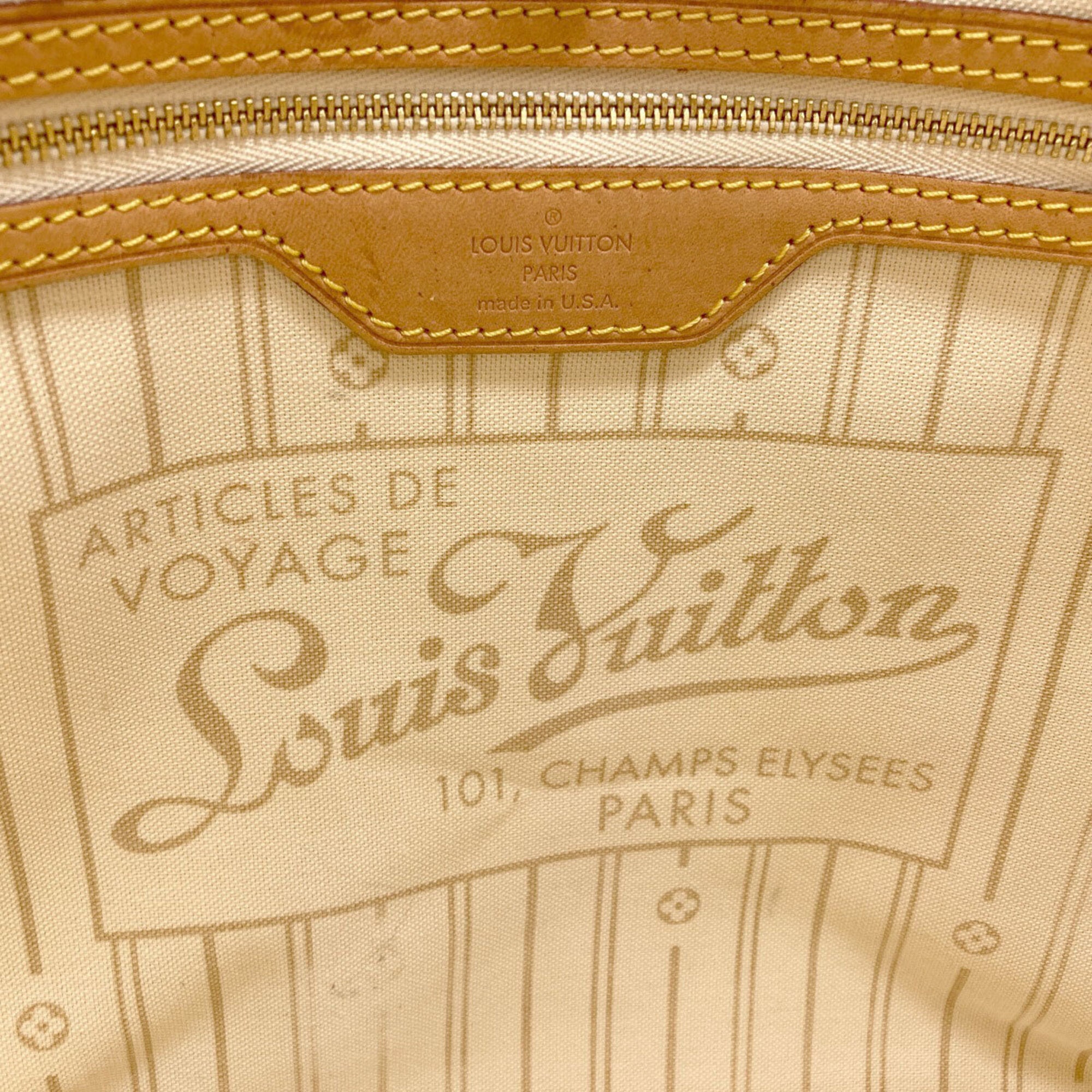Louis Vuitton Damier Azur Azur Damier Canvas Damier Canvas Tote Bag (Pre-Owned)