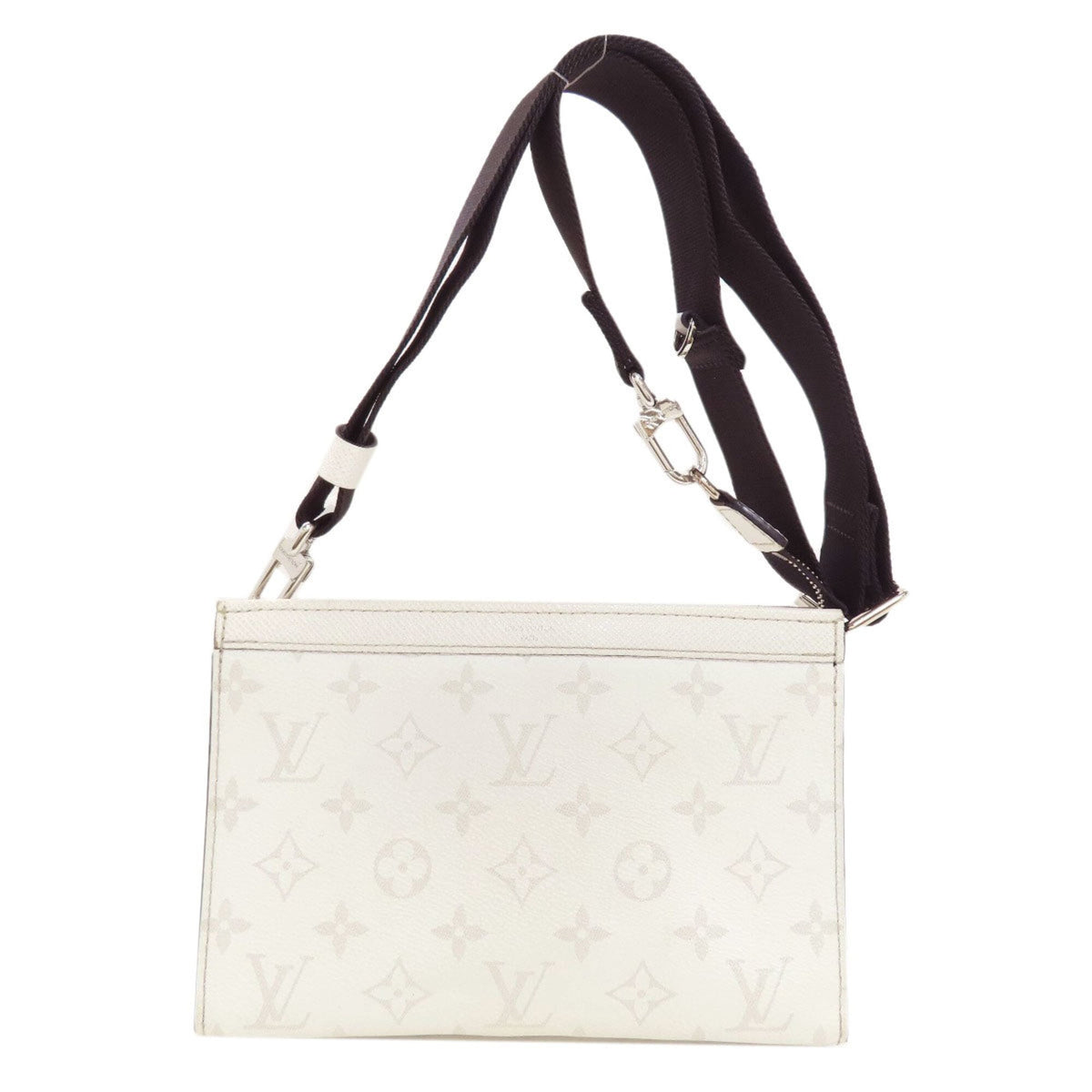 Louis Vuitton Monogram White Taigarama Shoulder Bag (Pre-Owned)