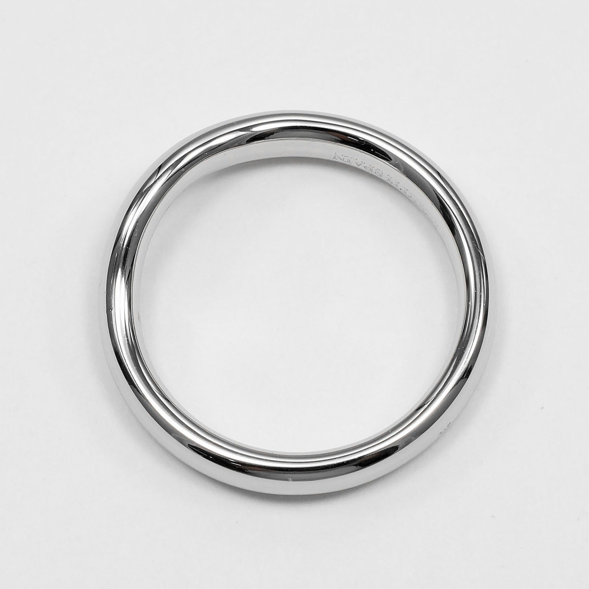 Tiffany Platinum Platinum 950 Band Ring (Pre-Owned)