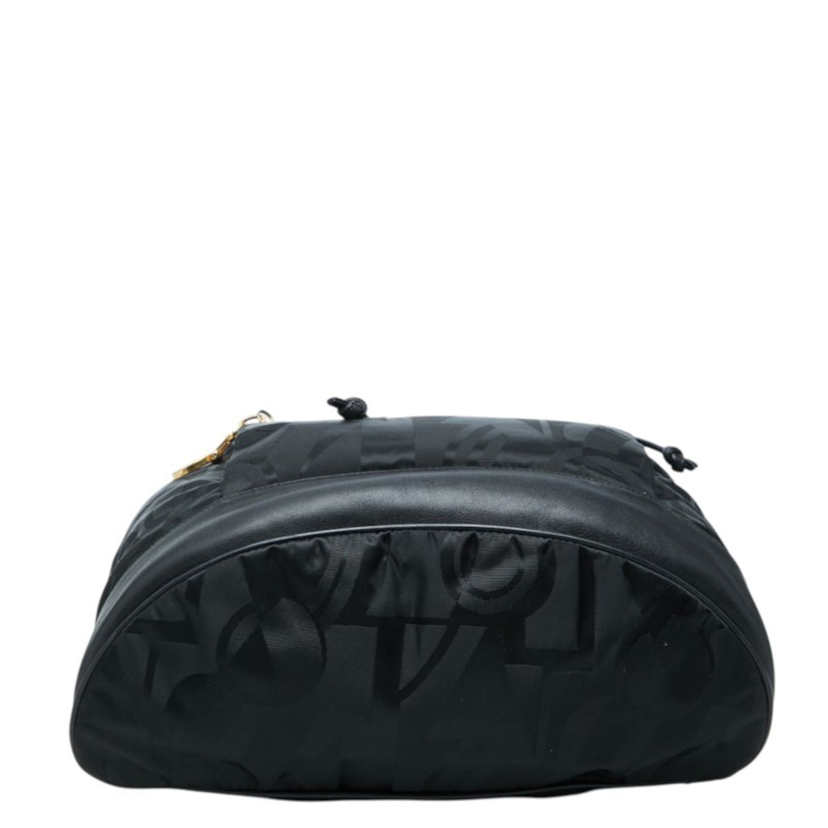 Salvatore Ferragamo Black Nylon Leather Backpack (Pre-Owned)