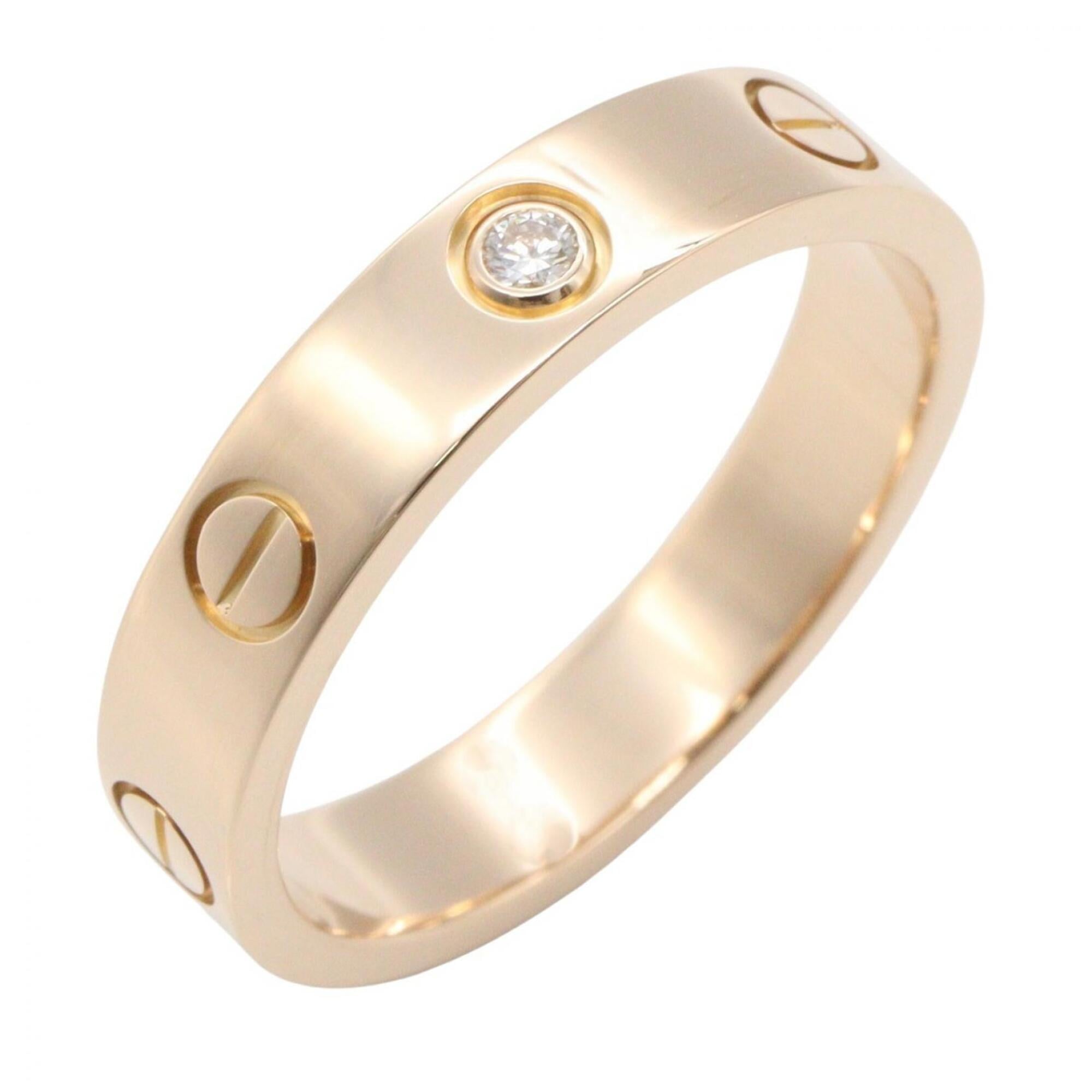 Cartier Gold Clear Pink Gold (18K) Band Ring (Pre-Owned)