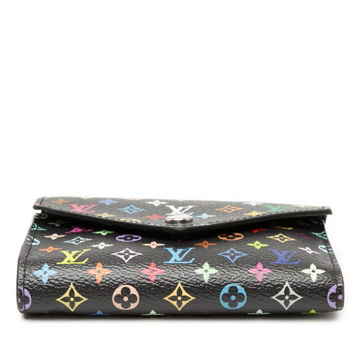 Louis Vuitton Black Pvc Wallet (Tri-Fold) (Pre-Owned)