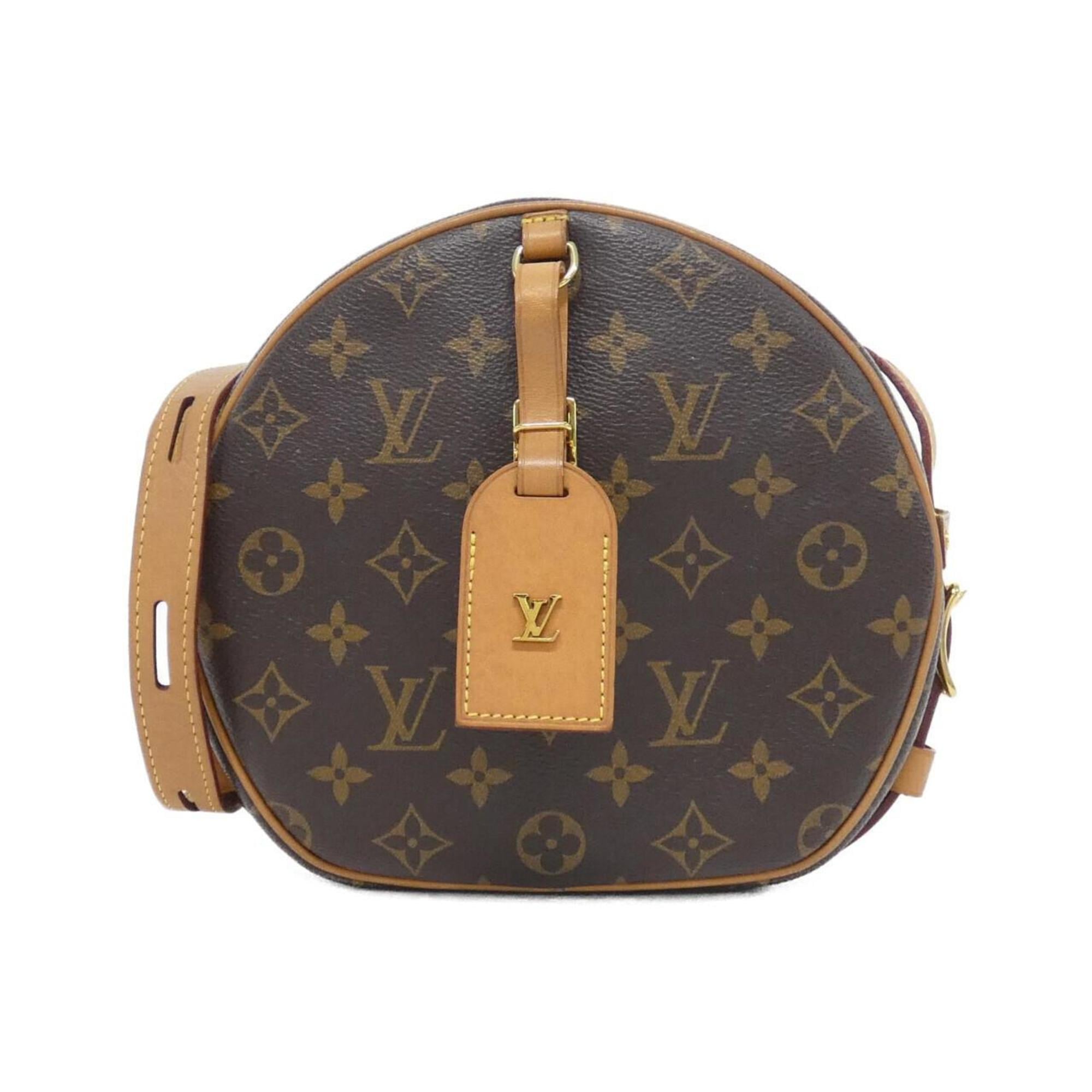 Louis Vuitton Monogram Marron Coated Canvas Shoulder Bag (Pre-Owned)