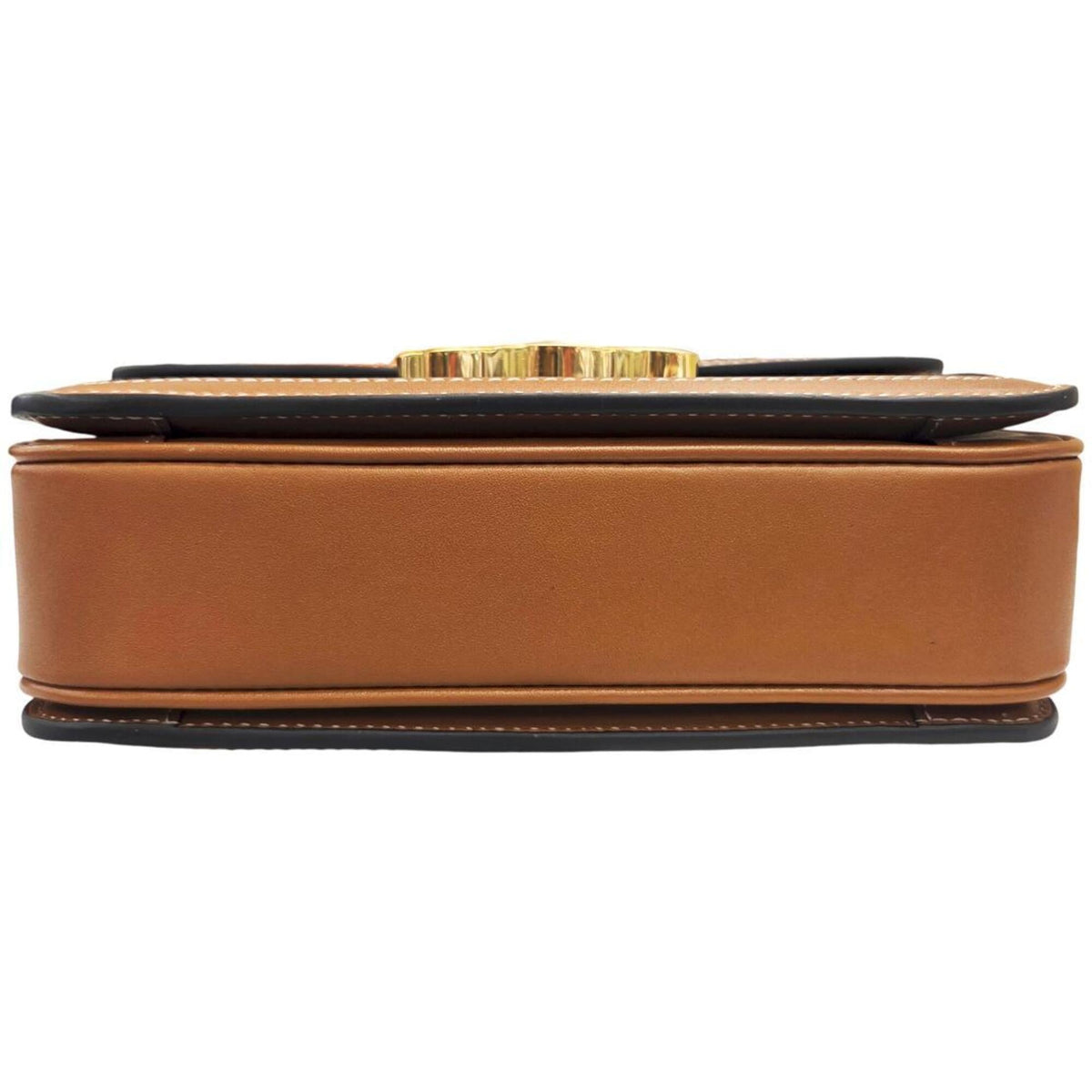 Celine Brown Leather Crossbody Bag Shoulder Bag (Pre-Owned)