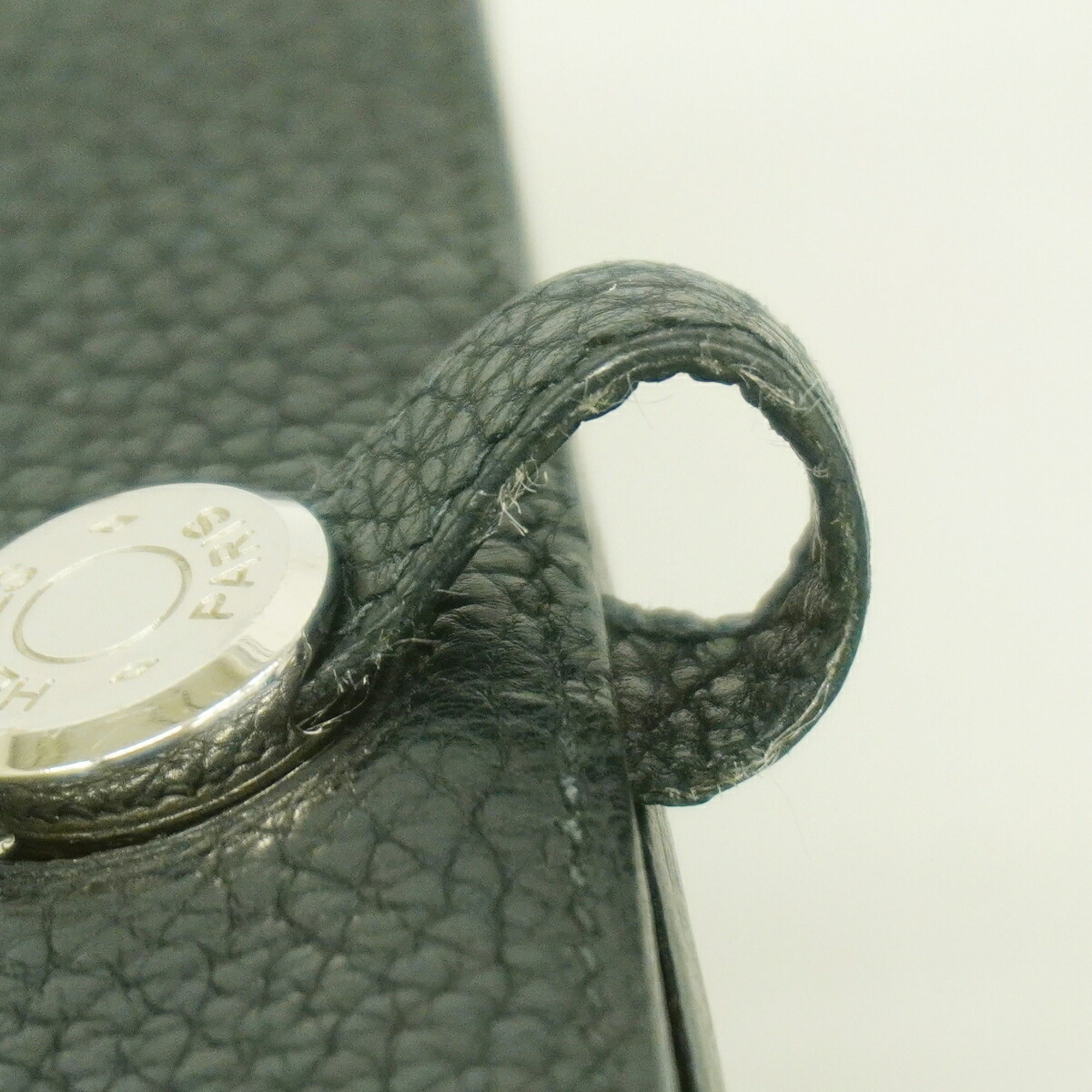Hermes Black Togo Leather Long Wallet (Bi-Fold) (Pre-Owned)