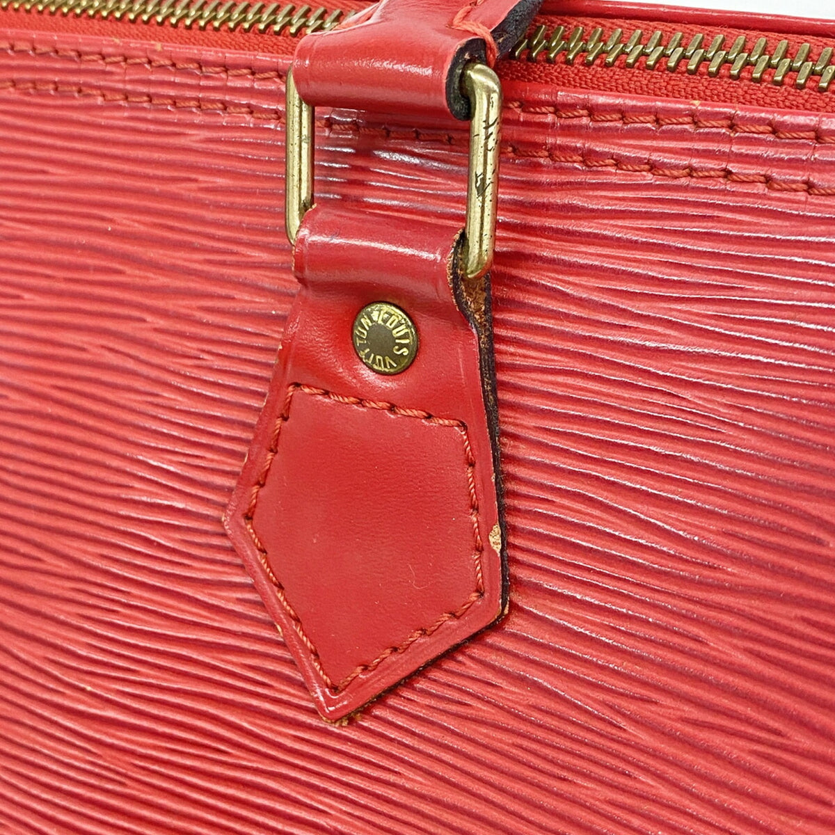 Louis Vuitton Castilian Red Handbag (Pre-Owned)