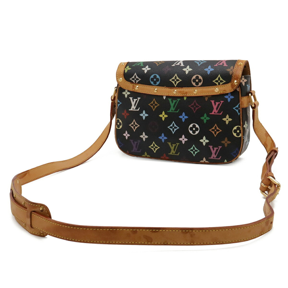 Louis Vuitton Noir Monogram Canvas Pvc Coated Canvas Pochette Shoulder Bag (Pre-Owned)
