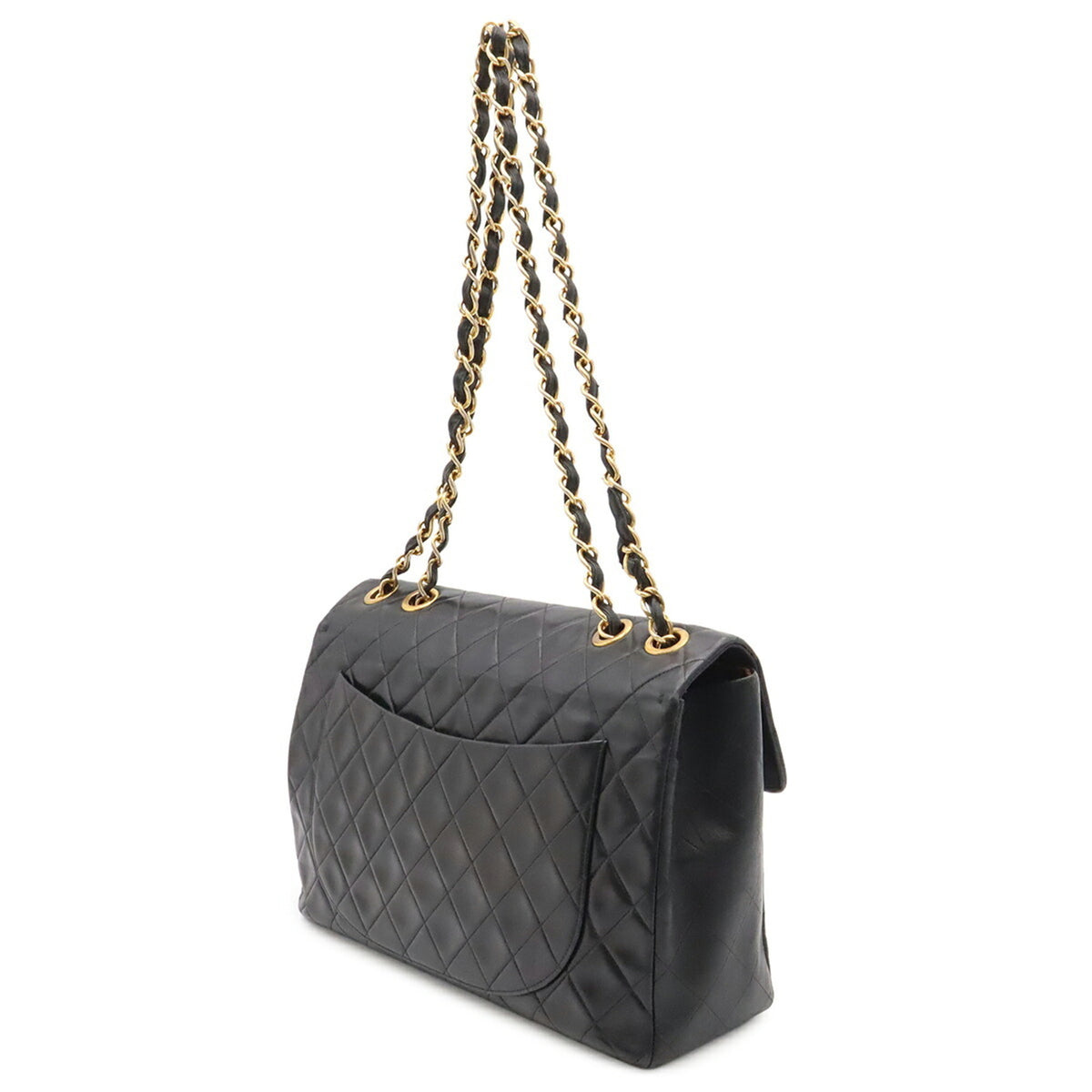 Chanel Black Leather Shoulder Bag (Pre-Owned)