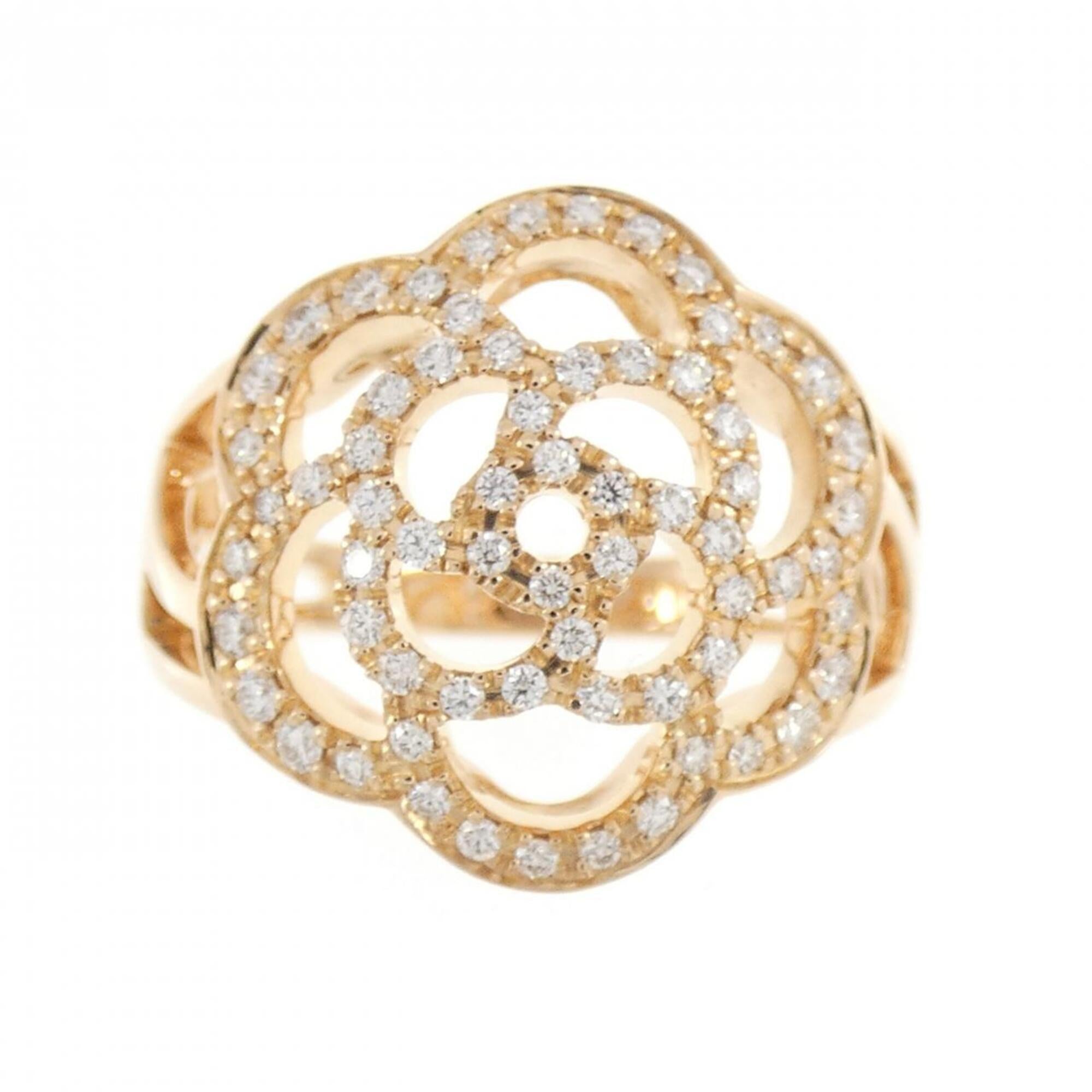 Chanel Pink Gold Pink Gold (18K) Band Ring (Pre-Owned)
