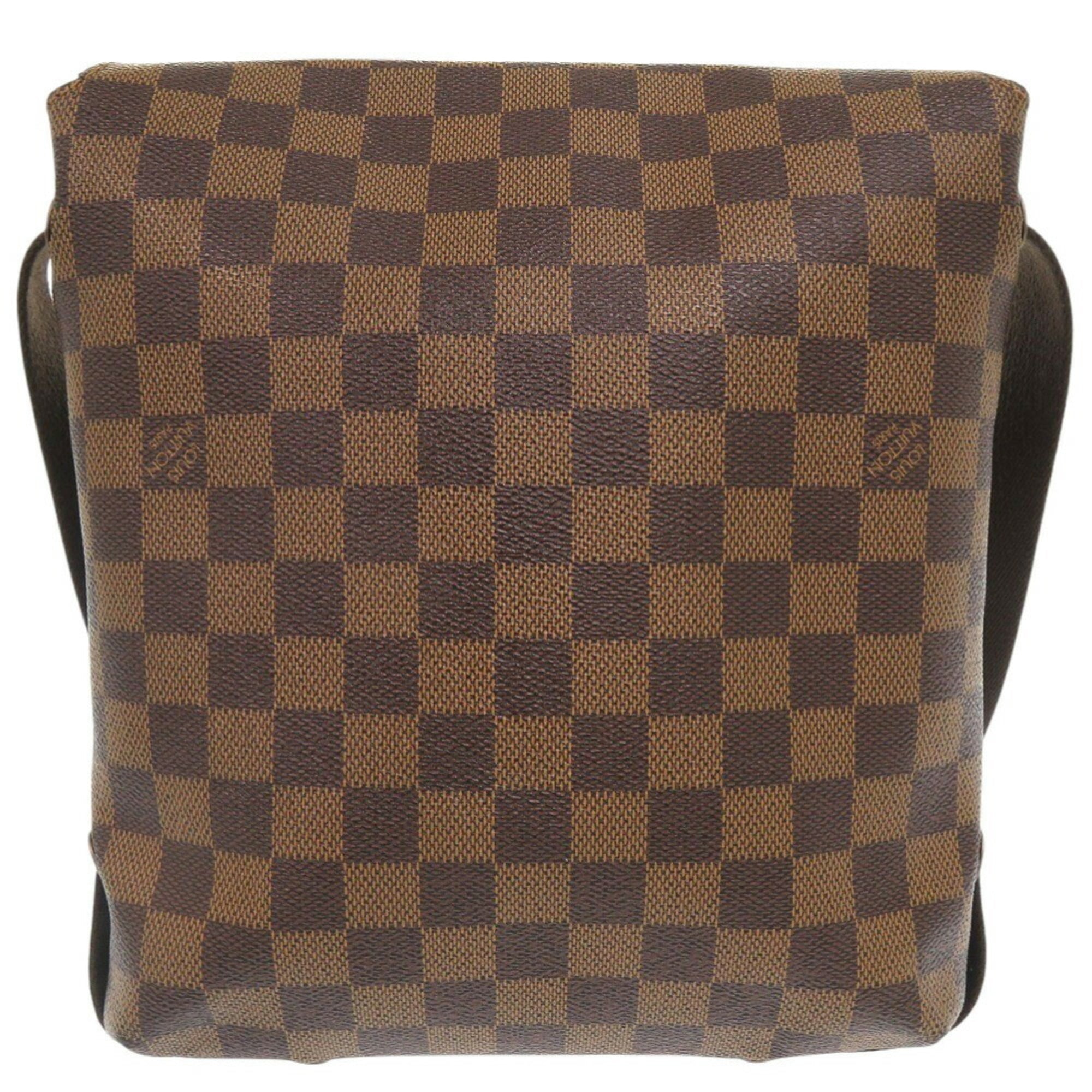 Louis Vuitton Ebene Damier Canvas Shoulder Bag (Pre-Owned)