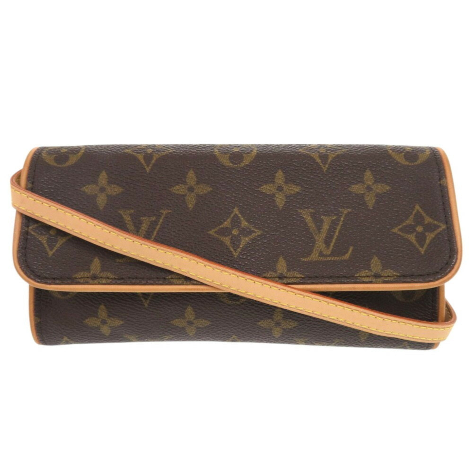 Louis Vuitton Brown Monogram Monogram Pochette Shoulder Bag (Pre-Owned)