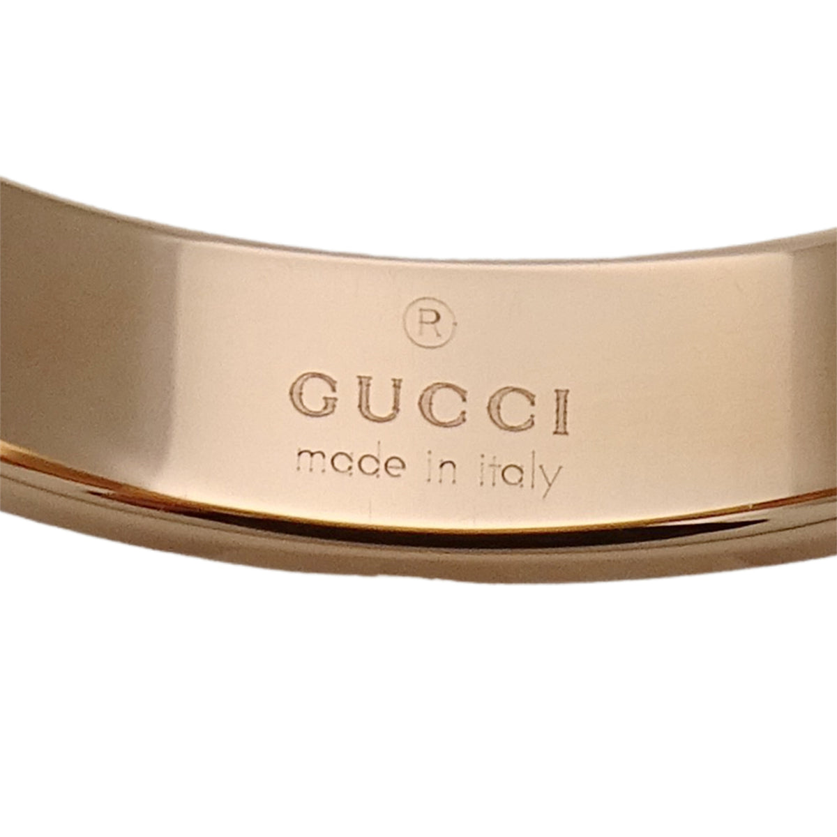 Gucci Icon Pink Gold Pink Gold (18K) Band Ring (Pre-Owned)