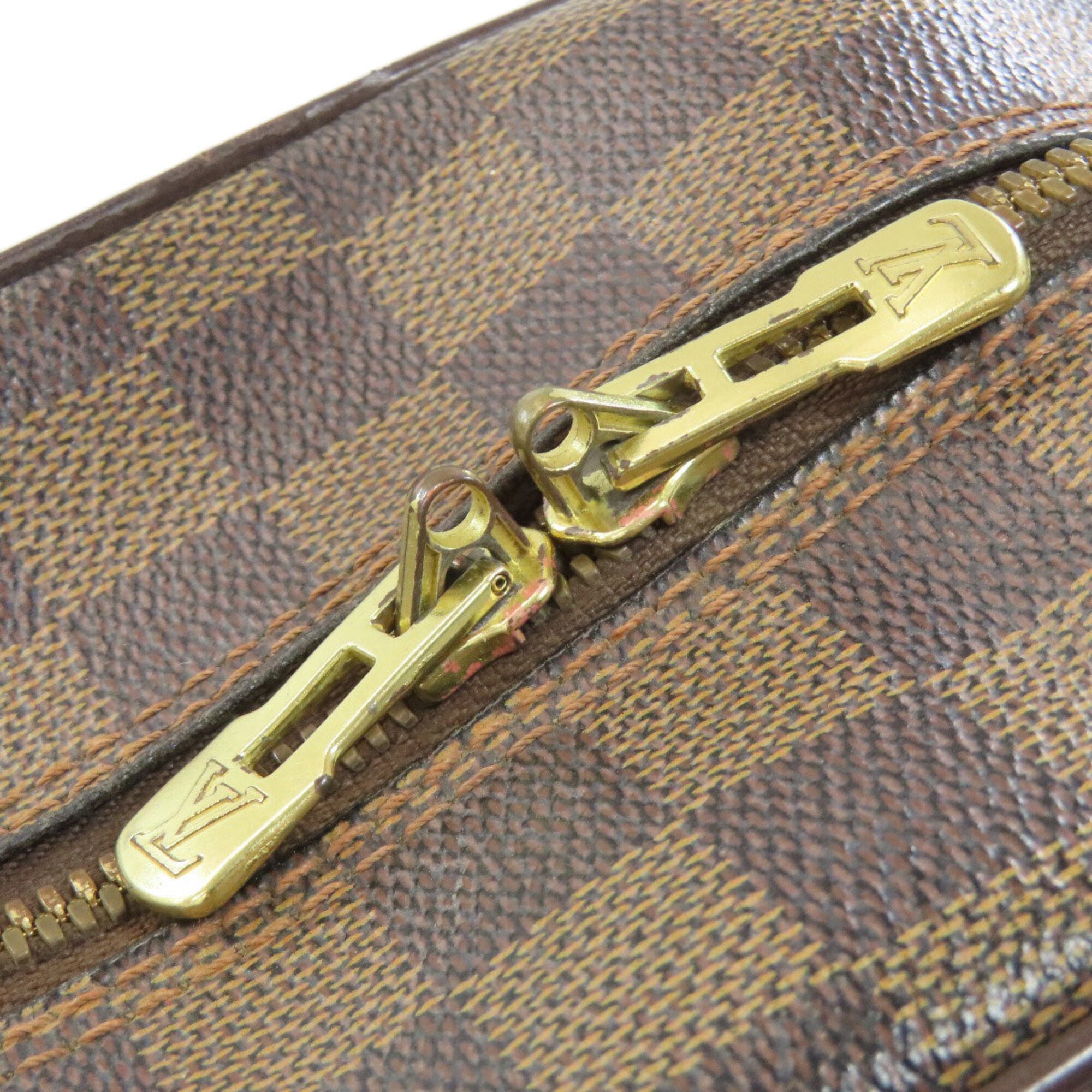 Louis Vuitton Damier Damier Canvas Ebene Damier Canvas Shoulder Bag (Pre-Owned)