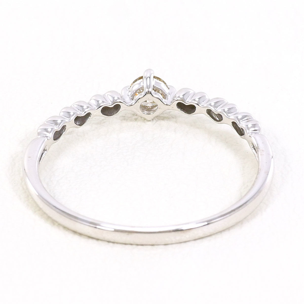 Unbranded White Gold White Gold (10K) Band Ring (Pre-Owned)