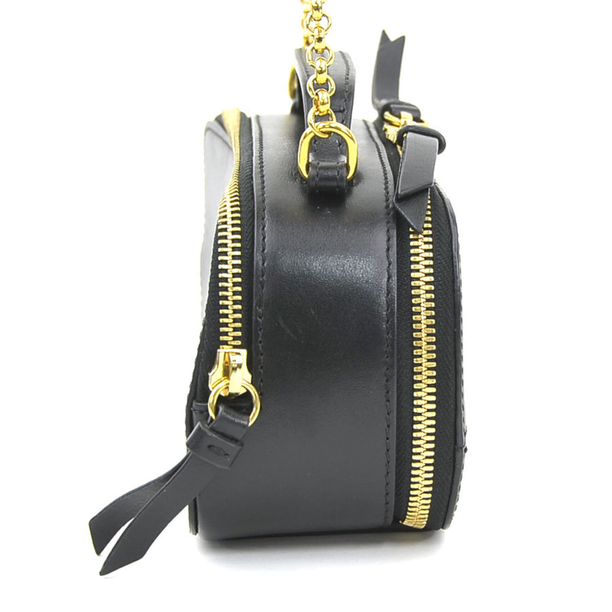 Chloé Black Leather Shoulder Bag (Pre-Owned)