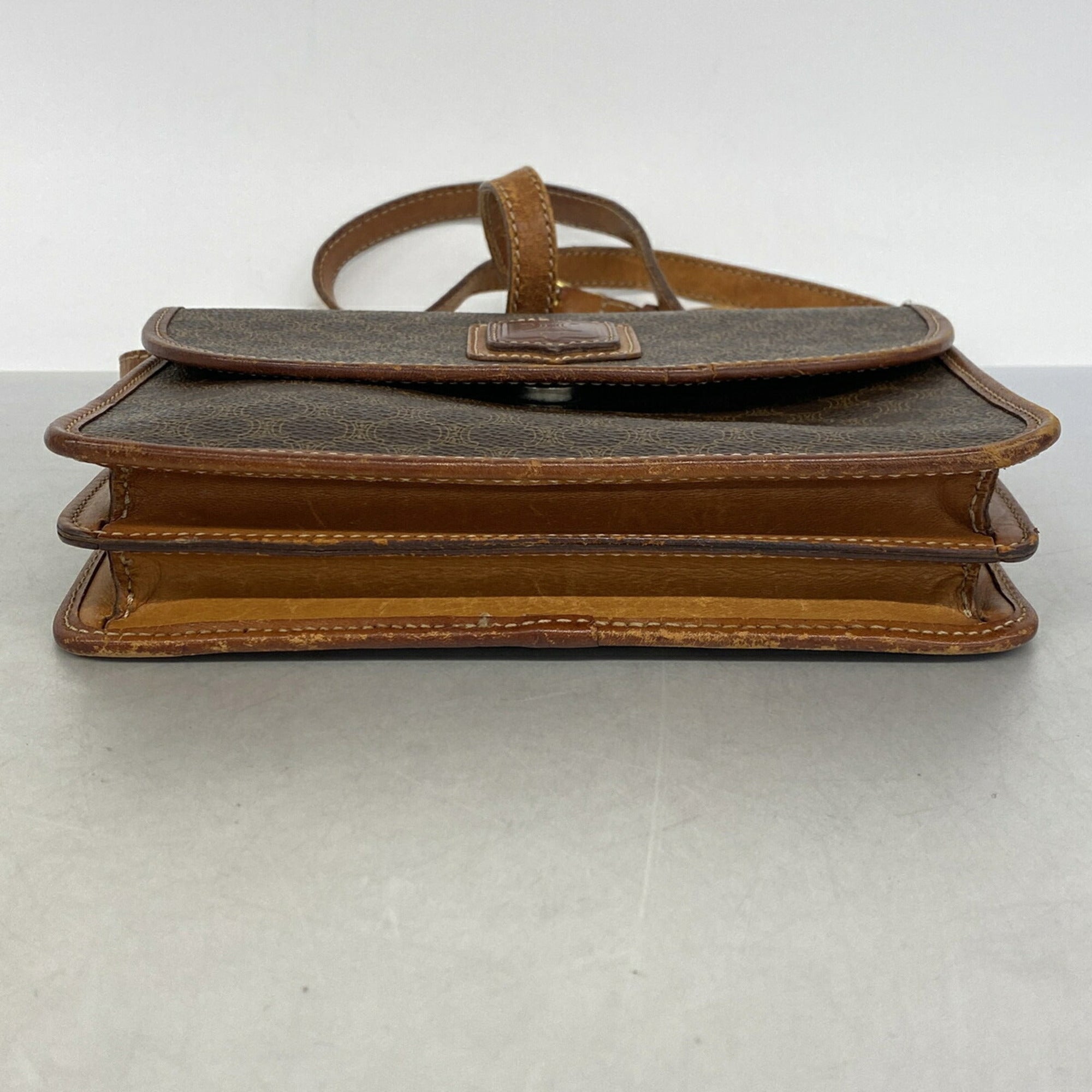 Celine Brown Pvc Shoulder Bag (Pre-Owned)
