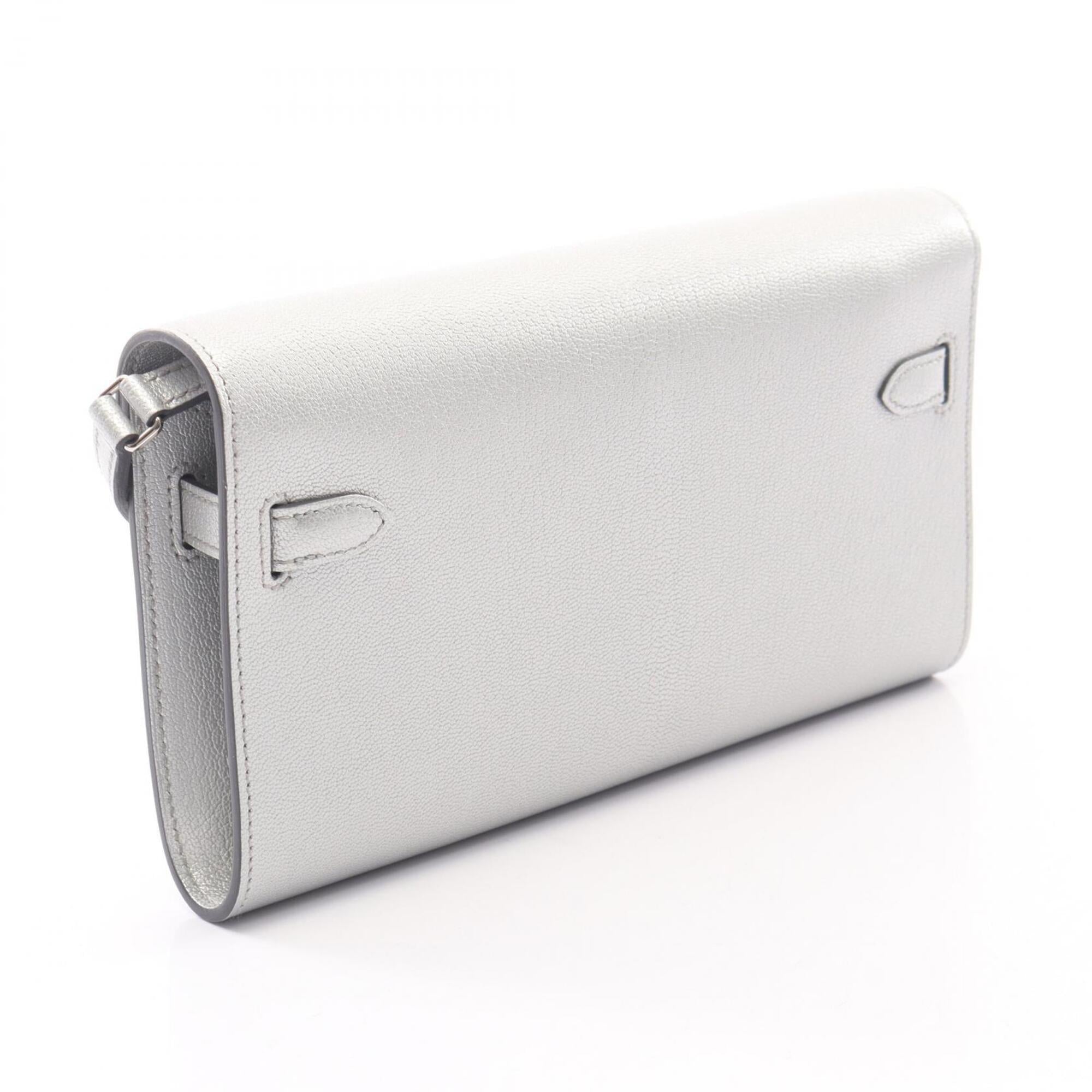 Hermes Argent Silver Handbag Shoulder Bag (Pre-Owned)