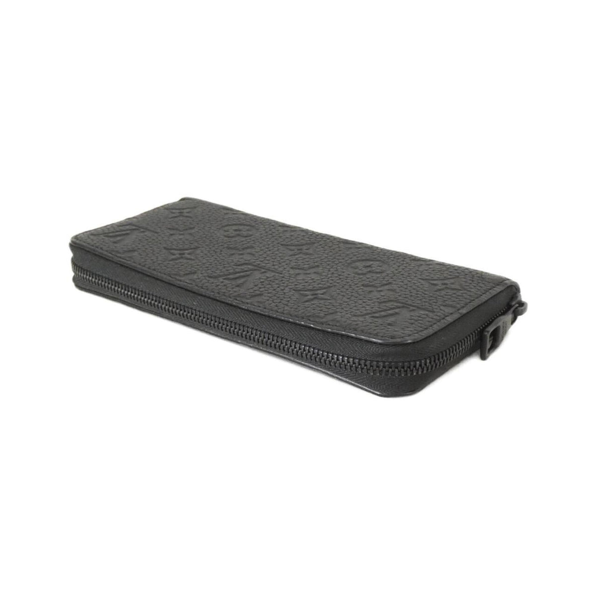 Louis Vuitton Taurillon Black Leather Long Wallet (Bi-Fold) (Pre-Owned)