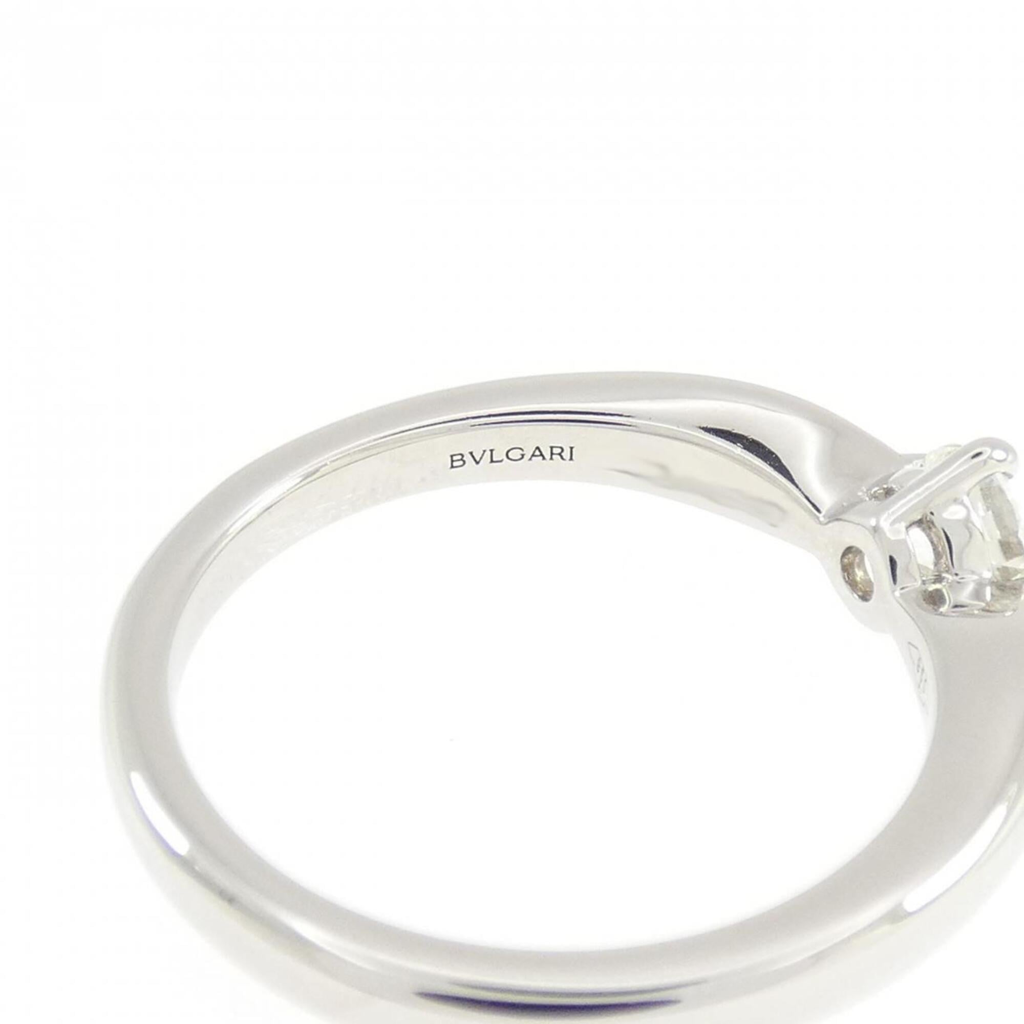 Bvlgari Platinum Platinum 950 Band Ring (Pre-Owned)