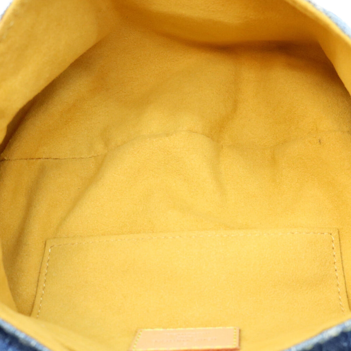 Louis Vuitton Gold Monogram Denim Shoulder Bag (Pre-Owned)