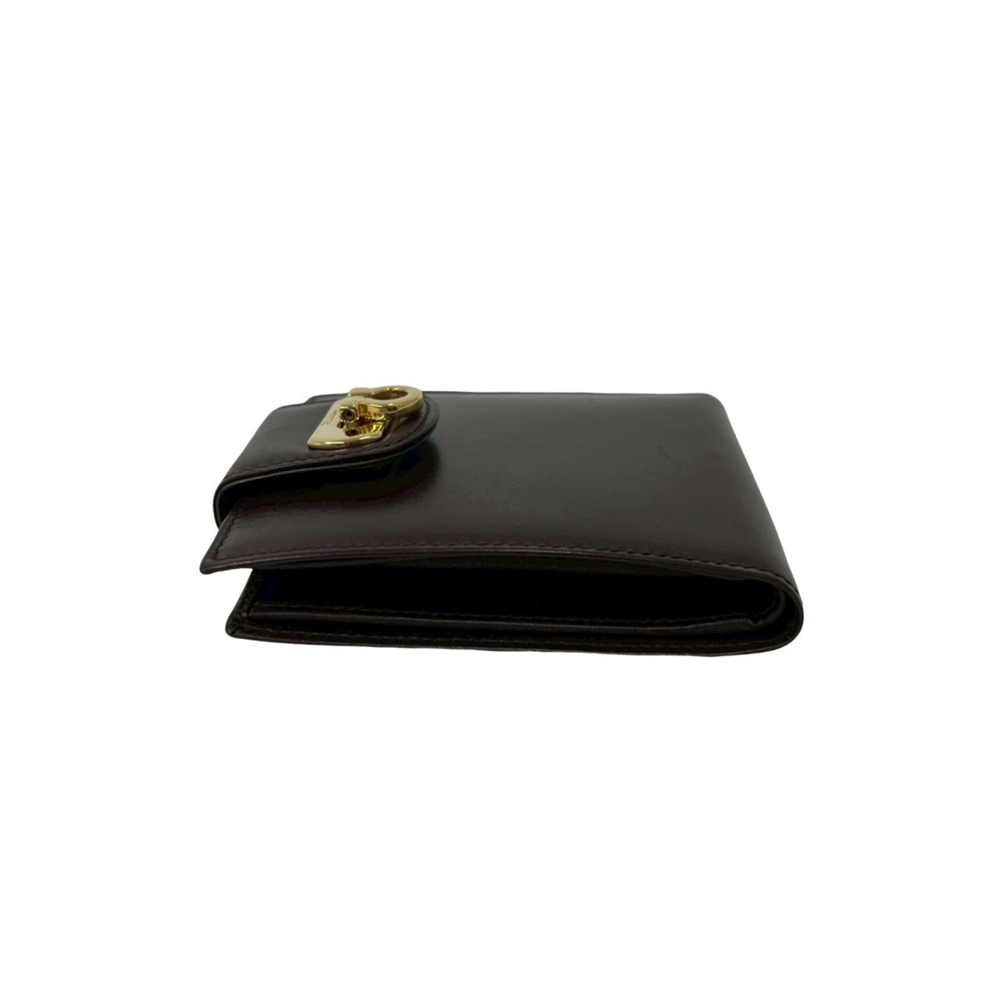 Salvatore Ferragamo Brown Leather Wallet (Bi-Fold) (Pre-Owned)