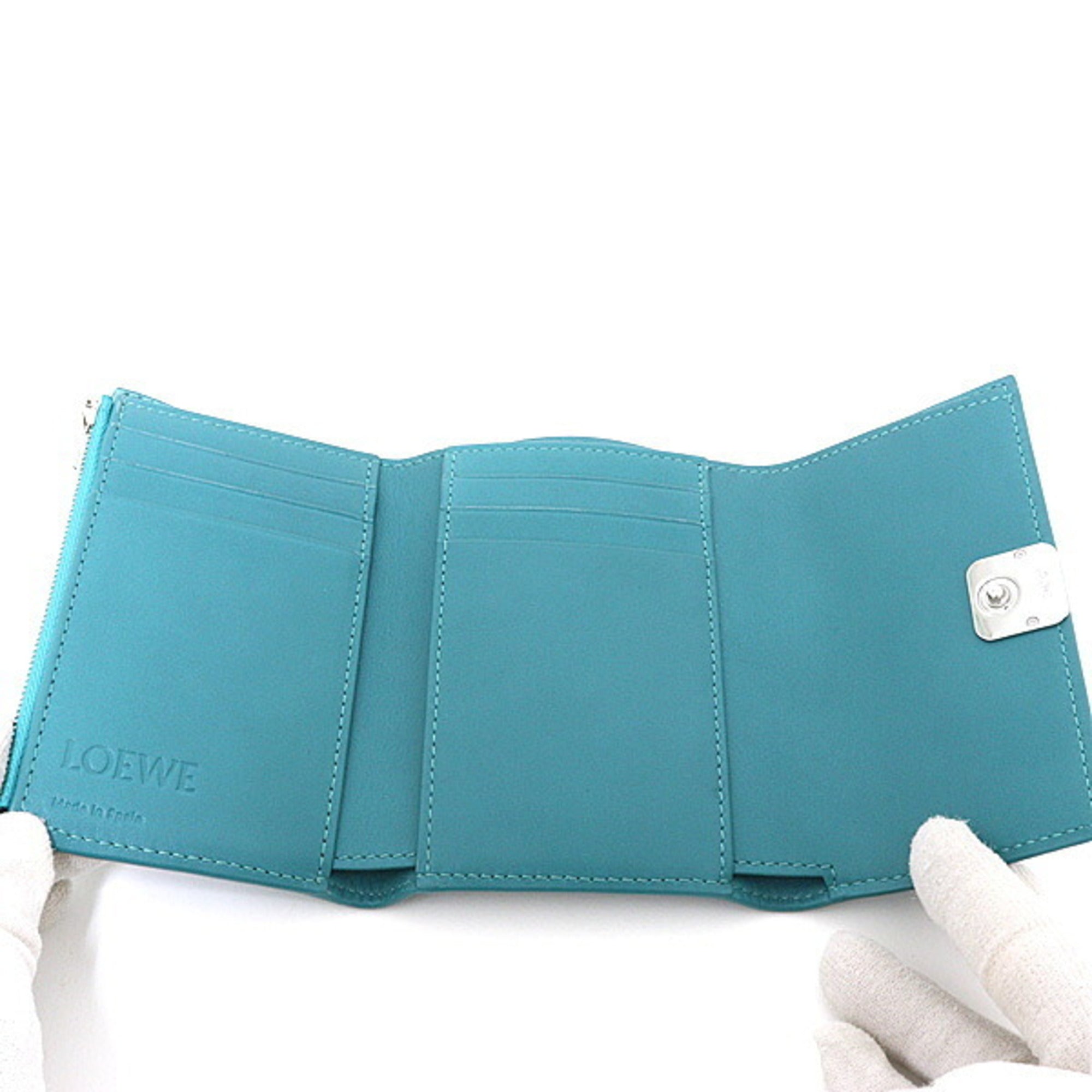 Loewe Green Wallet (Tri-Fold) (Pre-Owned)