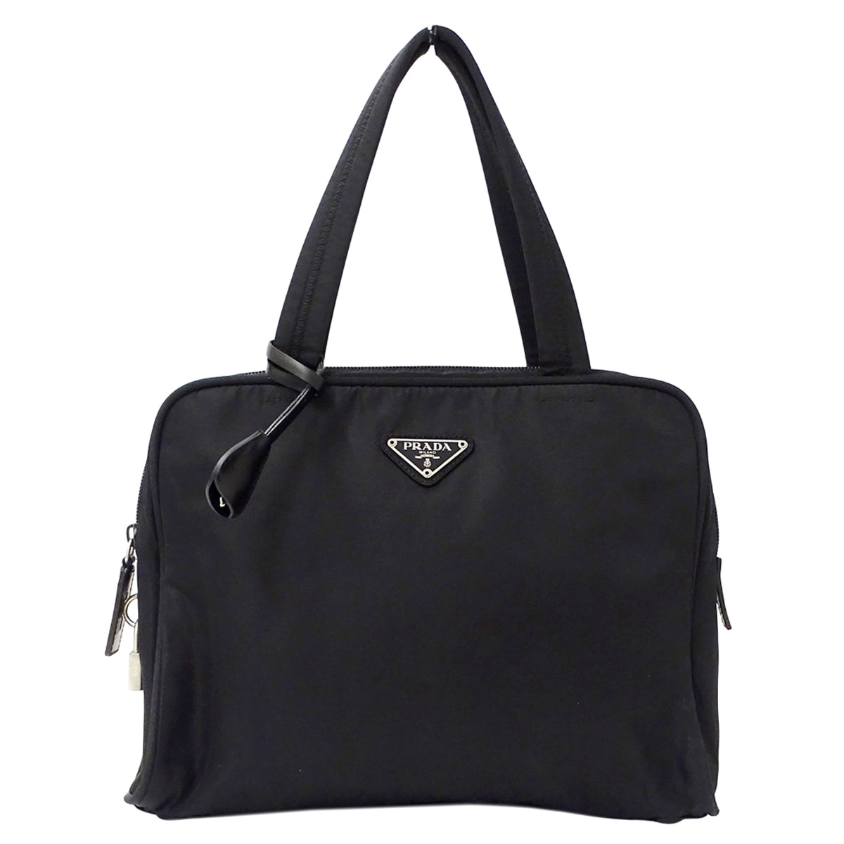 Prada Black Nylon Handbag (Pre-Owned)