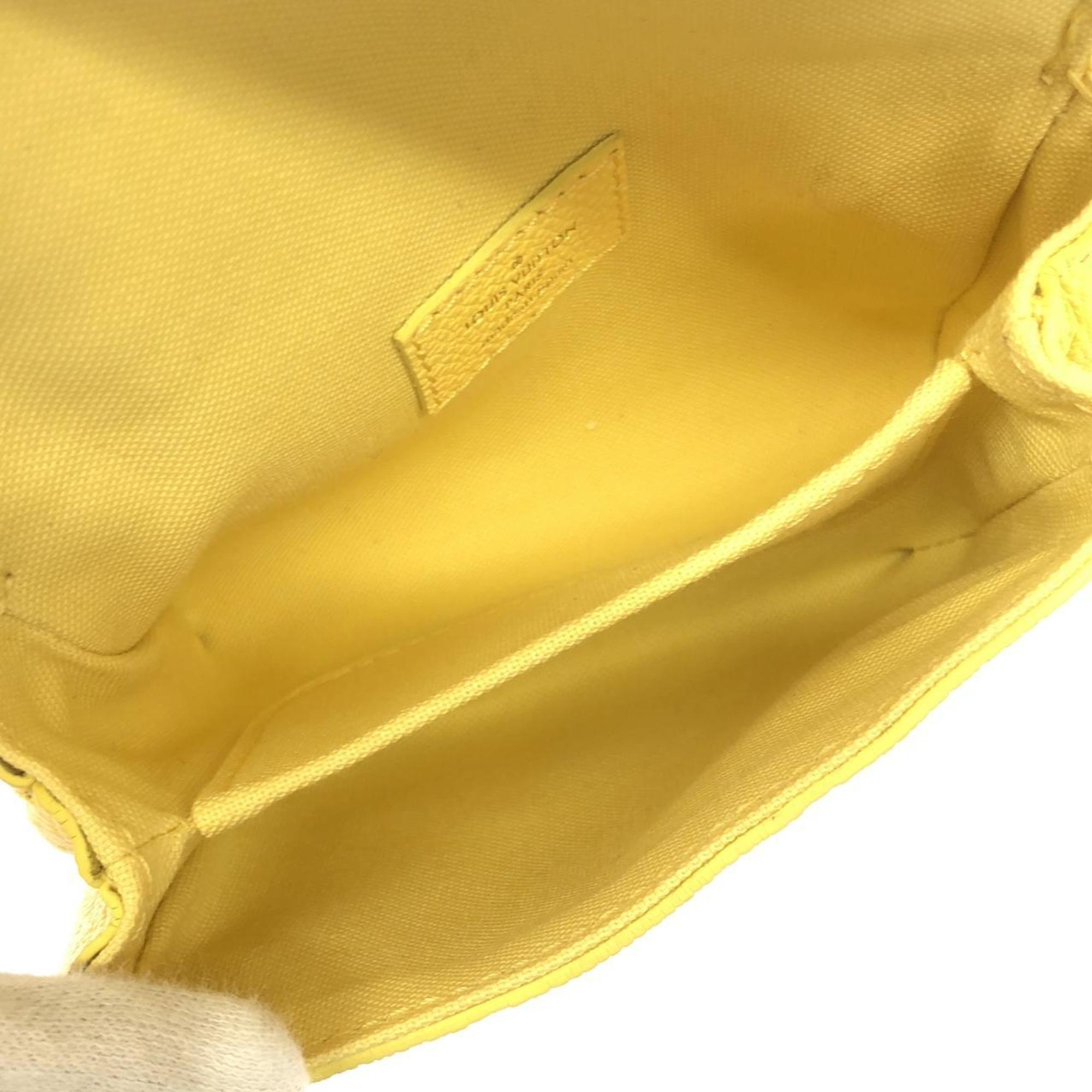 Louis Vuitton Yellow Leather Shoulder Bag (Pre-Owned)