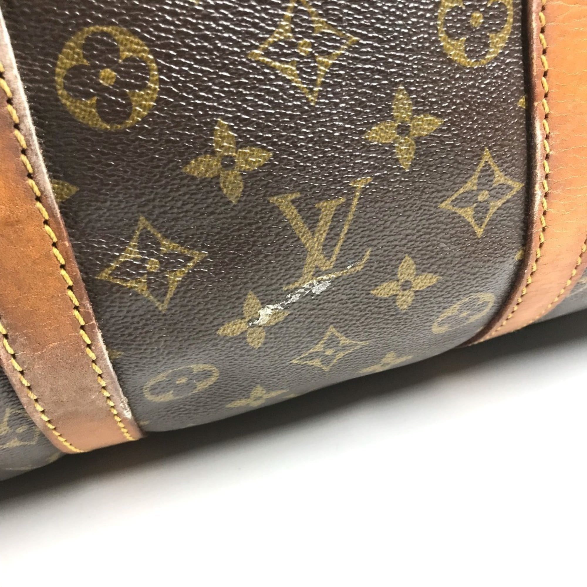 Louis Vuitton Monogram Brown Monogram Boston Bag Handbag Tote Bag (Pre-Owned)