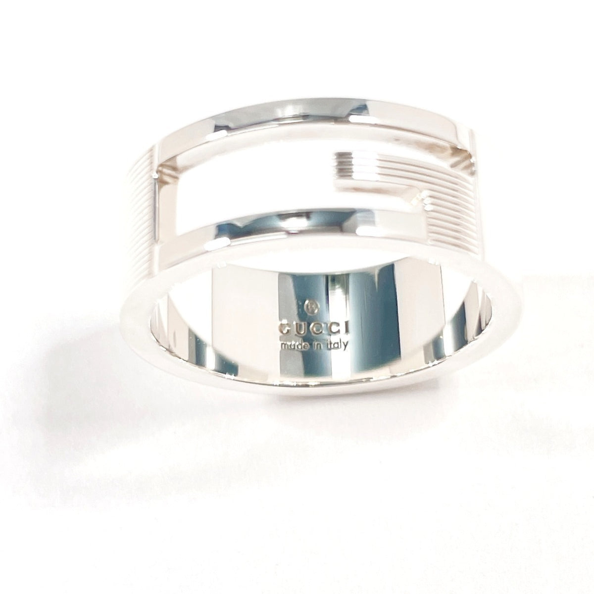 Gucci Silver Silver 925 Band Ring (Pre-Owned)