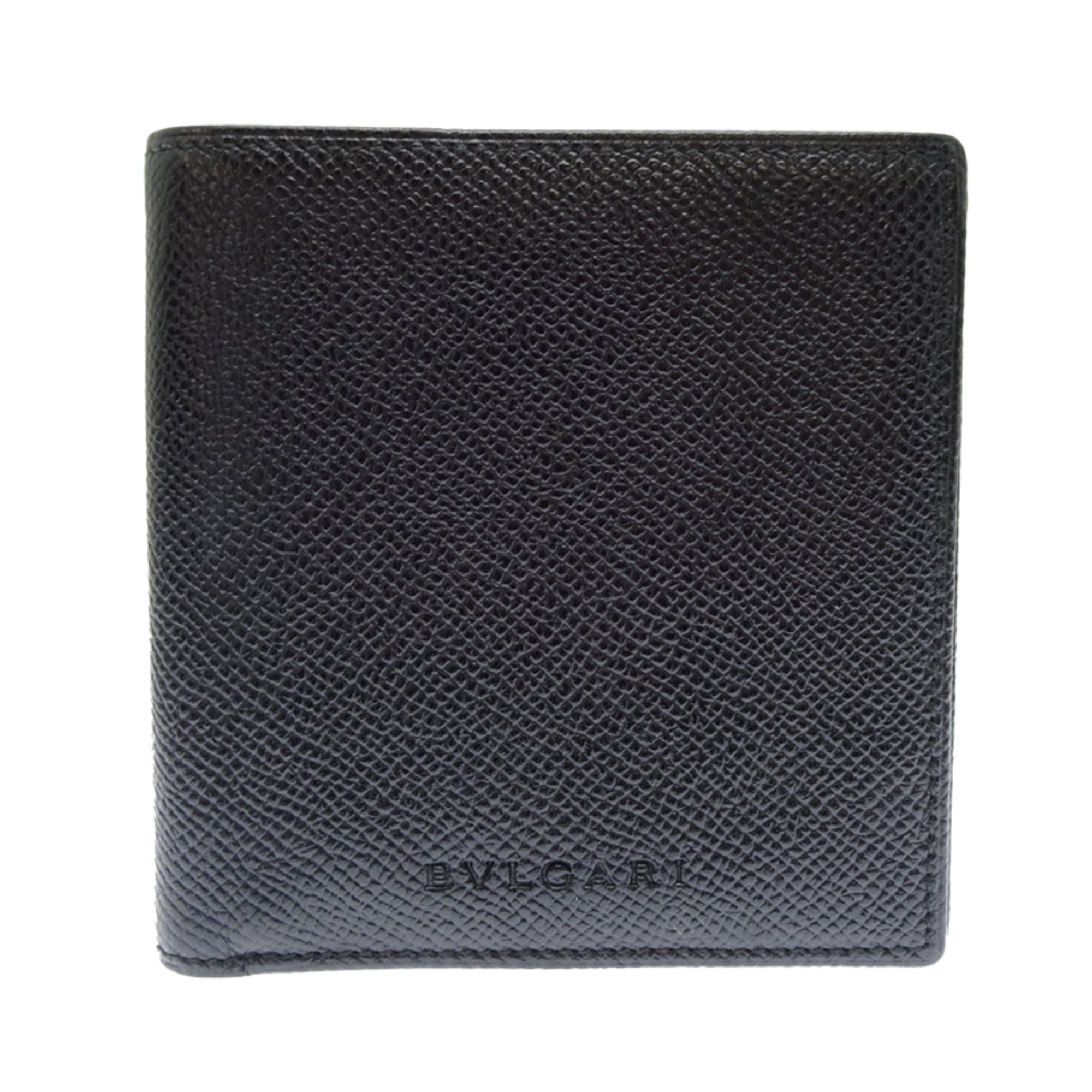 Bvlgari Black Leather Wallet (Bi-Fold) (Pre-Owned)