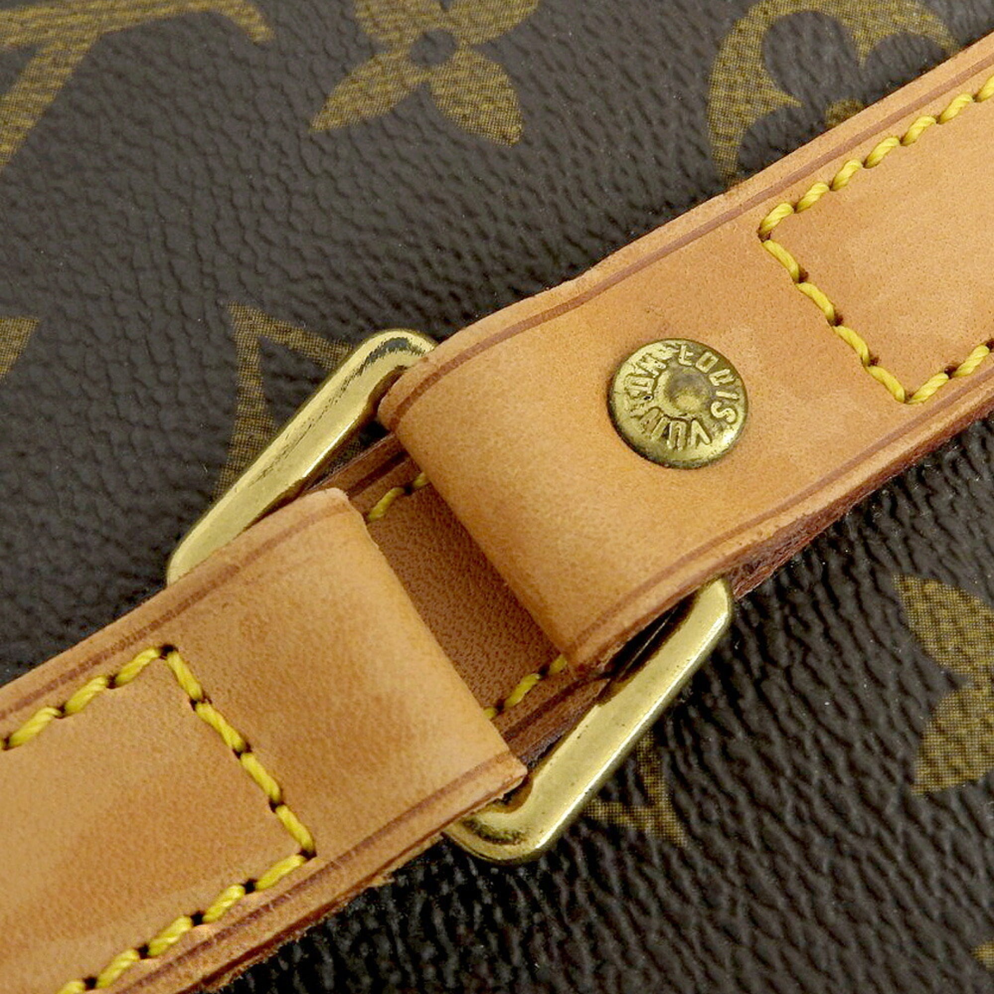 Louis Vuitton Brown Monogram Pvc Leather Shoulder Bag Tote Bag (Pre-Owned)