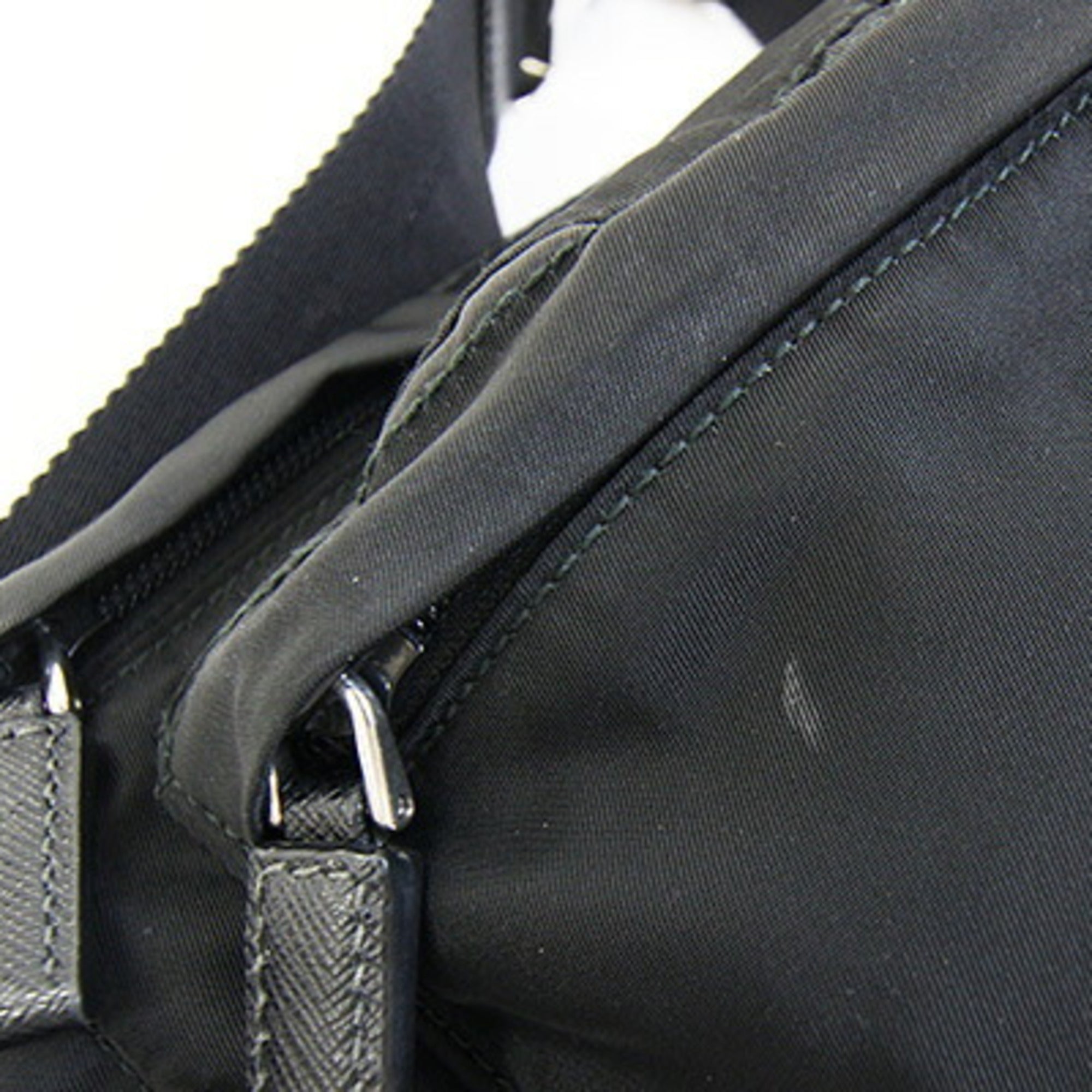 Prada Black White Nylon Sling Bag (Pre-Owned)