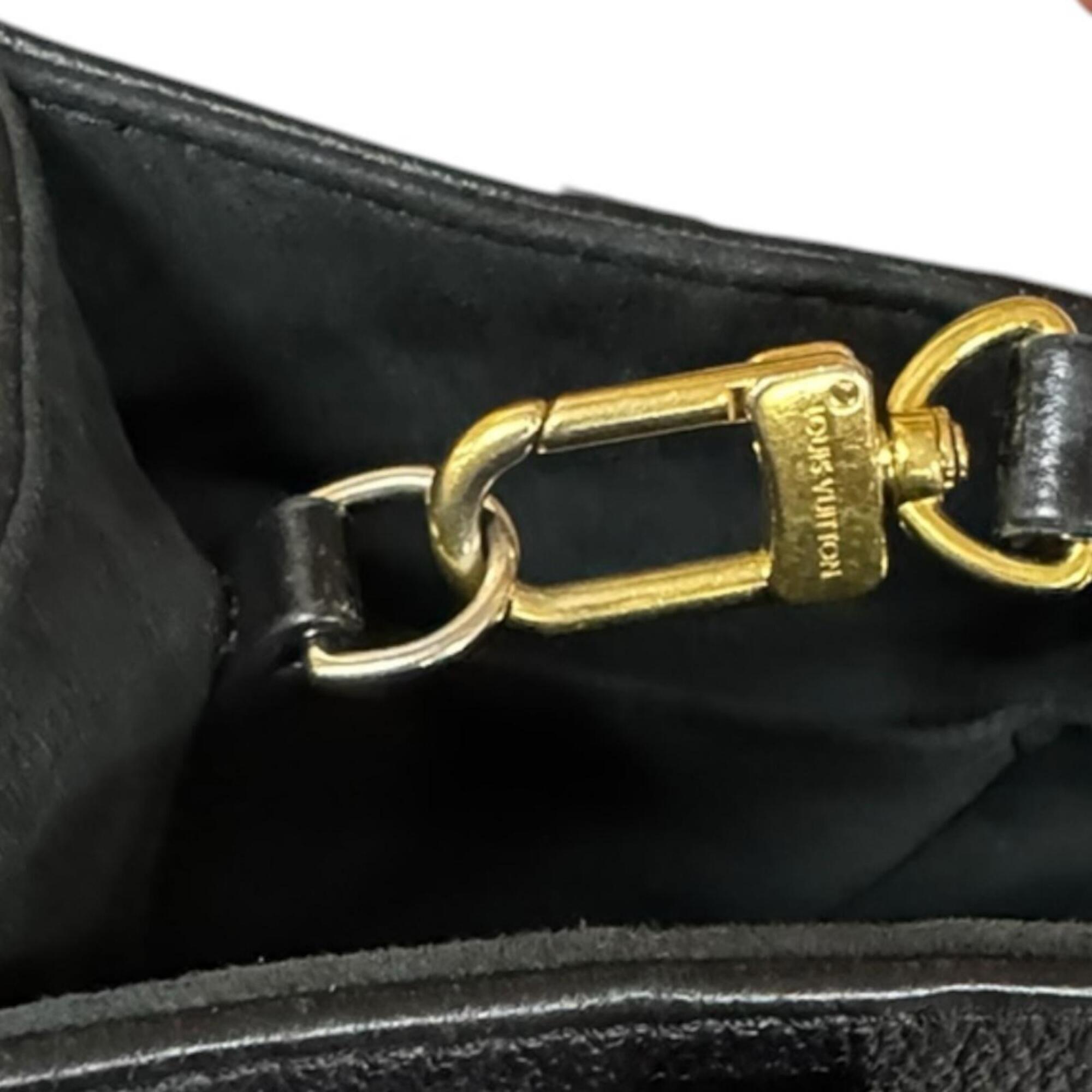Louis Vuitton Black Noir Monogram Empreinte Shoulder Bag (Pre-Owned)