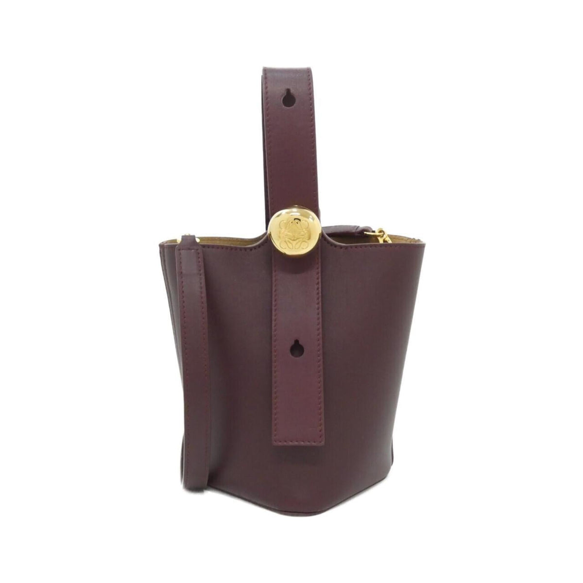 Loewe Burgundy Leather Handbag (Pre-Owned)