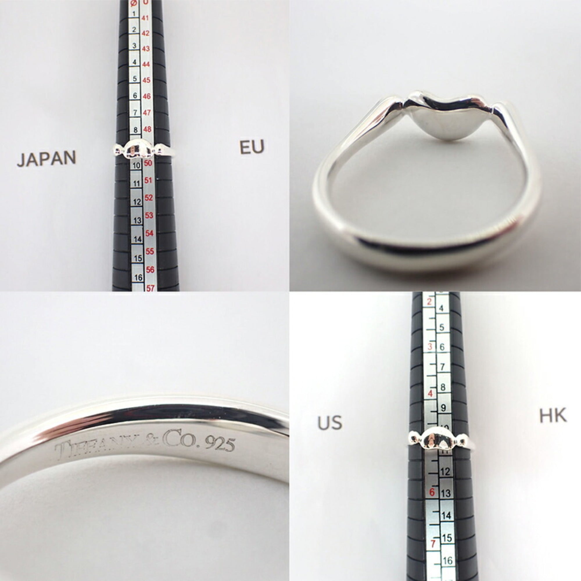 Tiffany Sterling Silver 925 Band Ring (Pre-Owned)