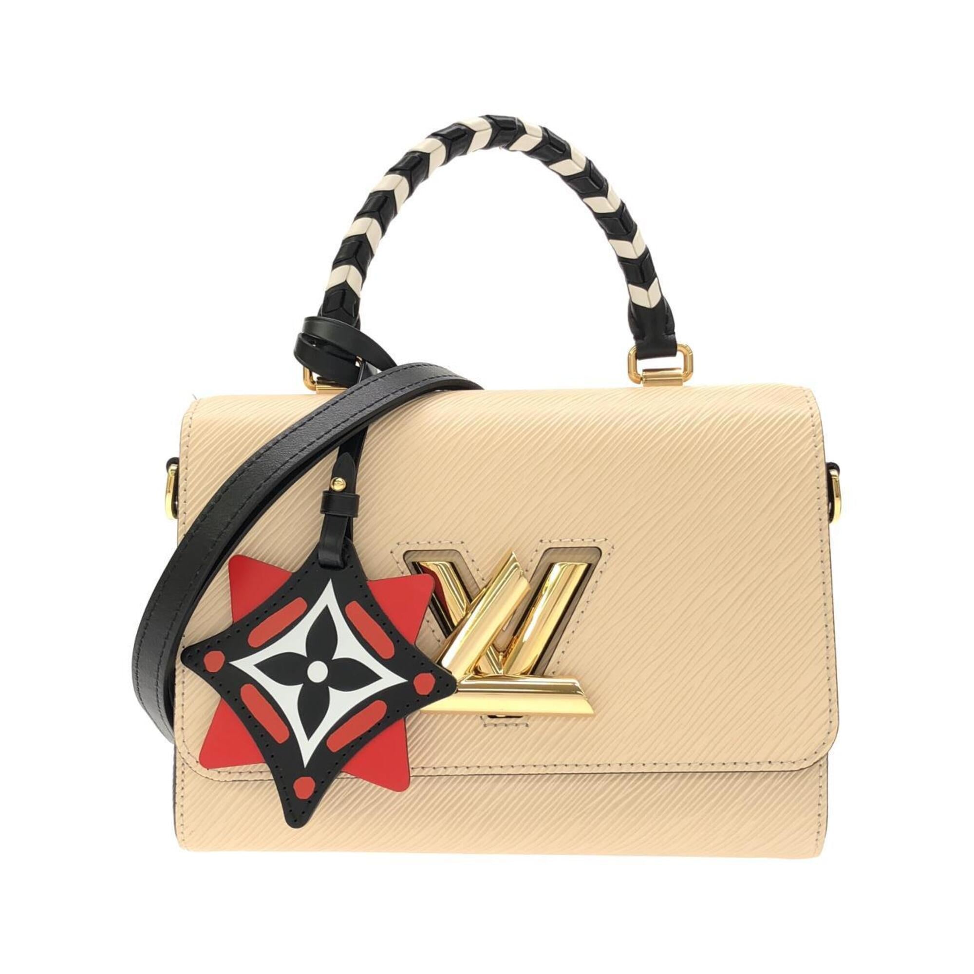Louis Vuitton Cream Leather Handbag (Pre-Owned)
