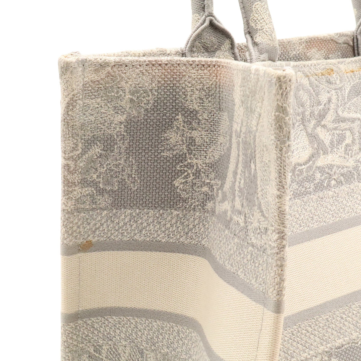 Christian Dior Gray Canvas Tote Bag (Pre-Owned)