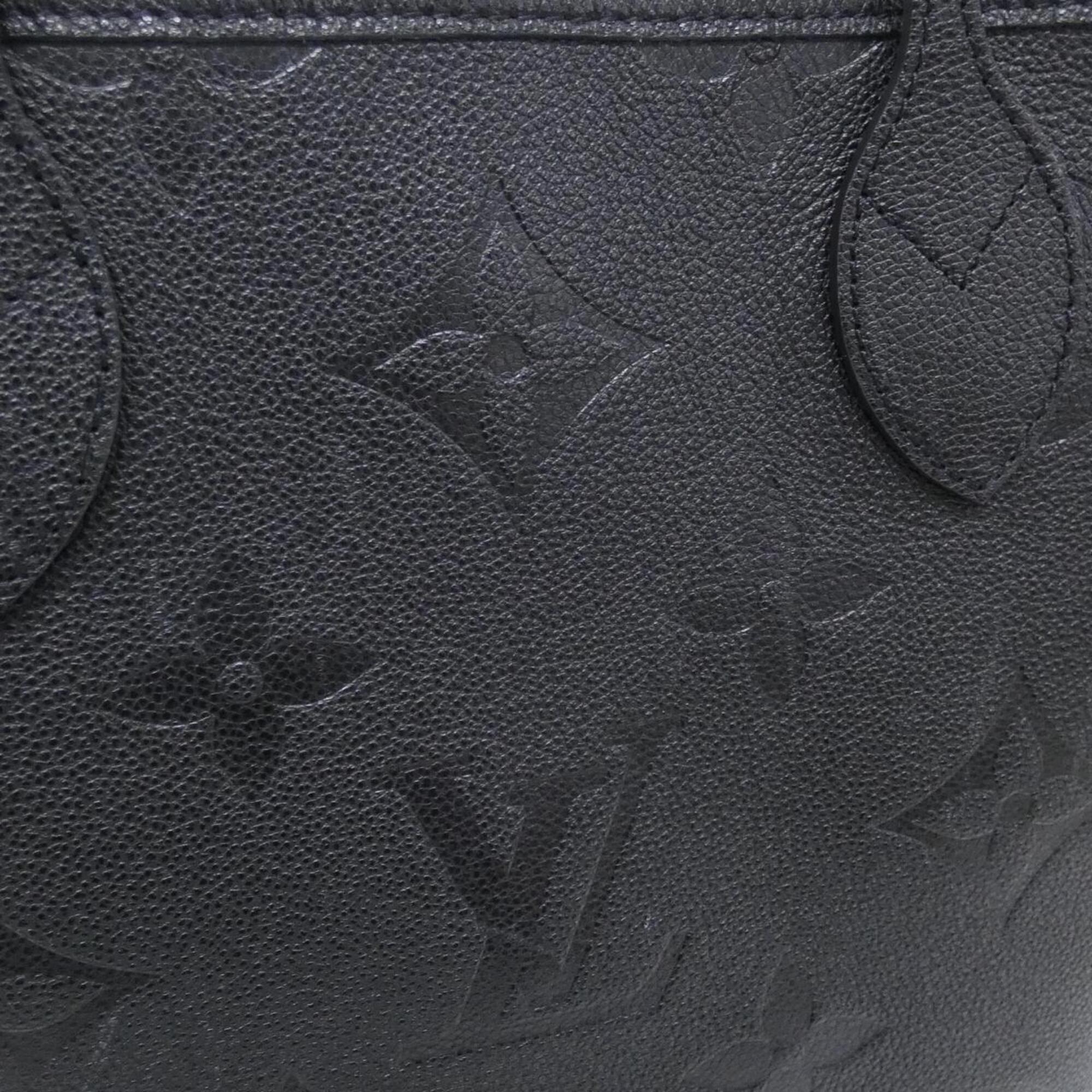 Louis Vuitton Black Leather Handbag (Pre-Owned)